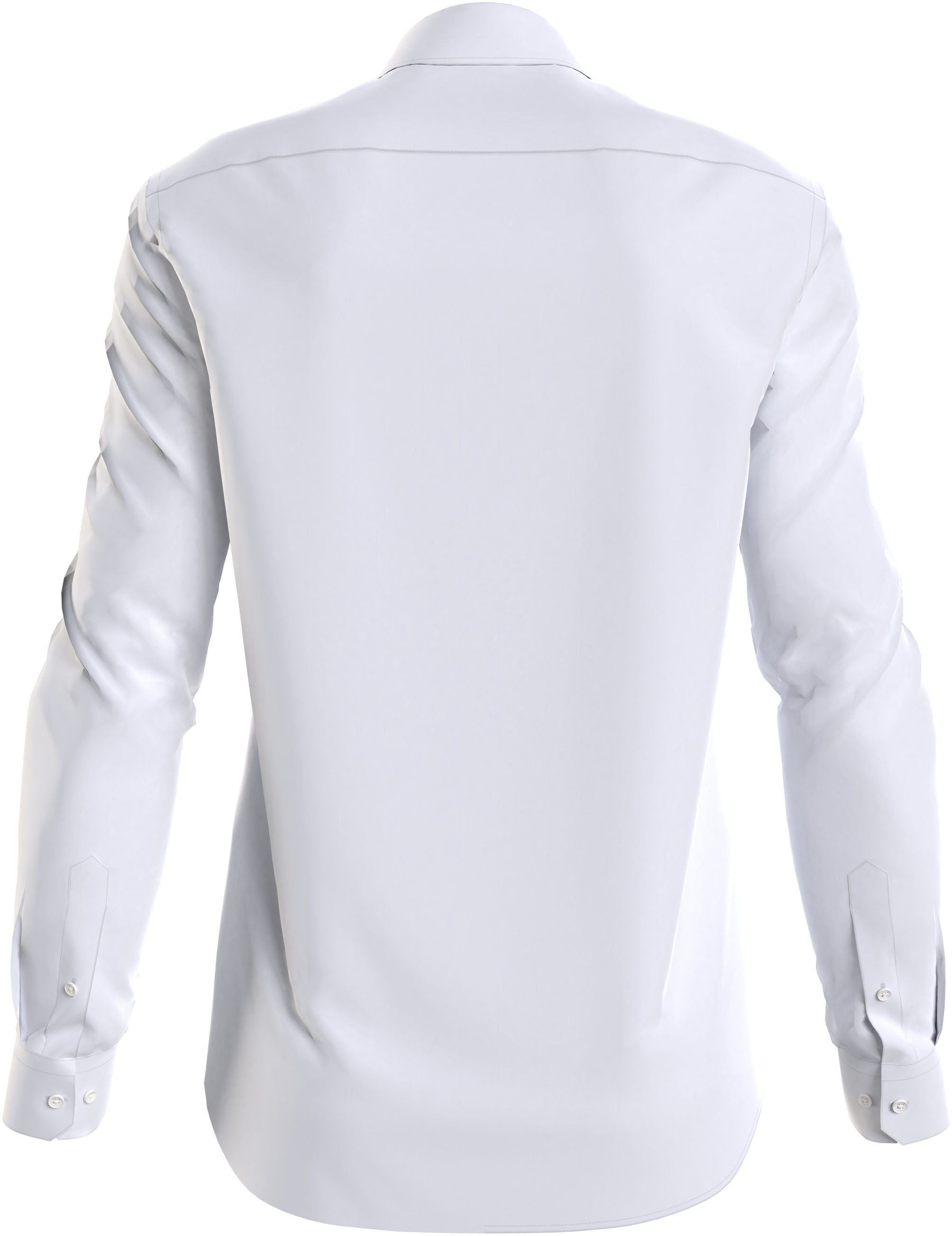 Calvin Klein Businessoverhemd STRETCH POPLIN SLIM SHIRT met calvin klein-logo op de borst