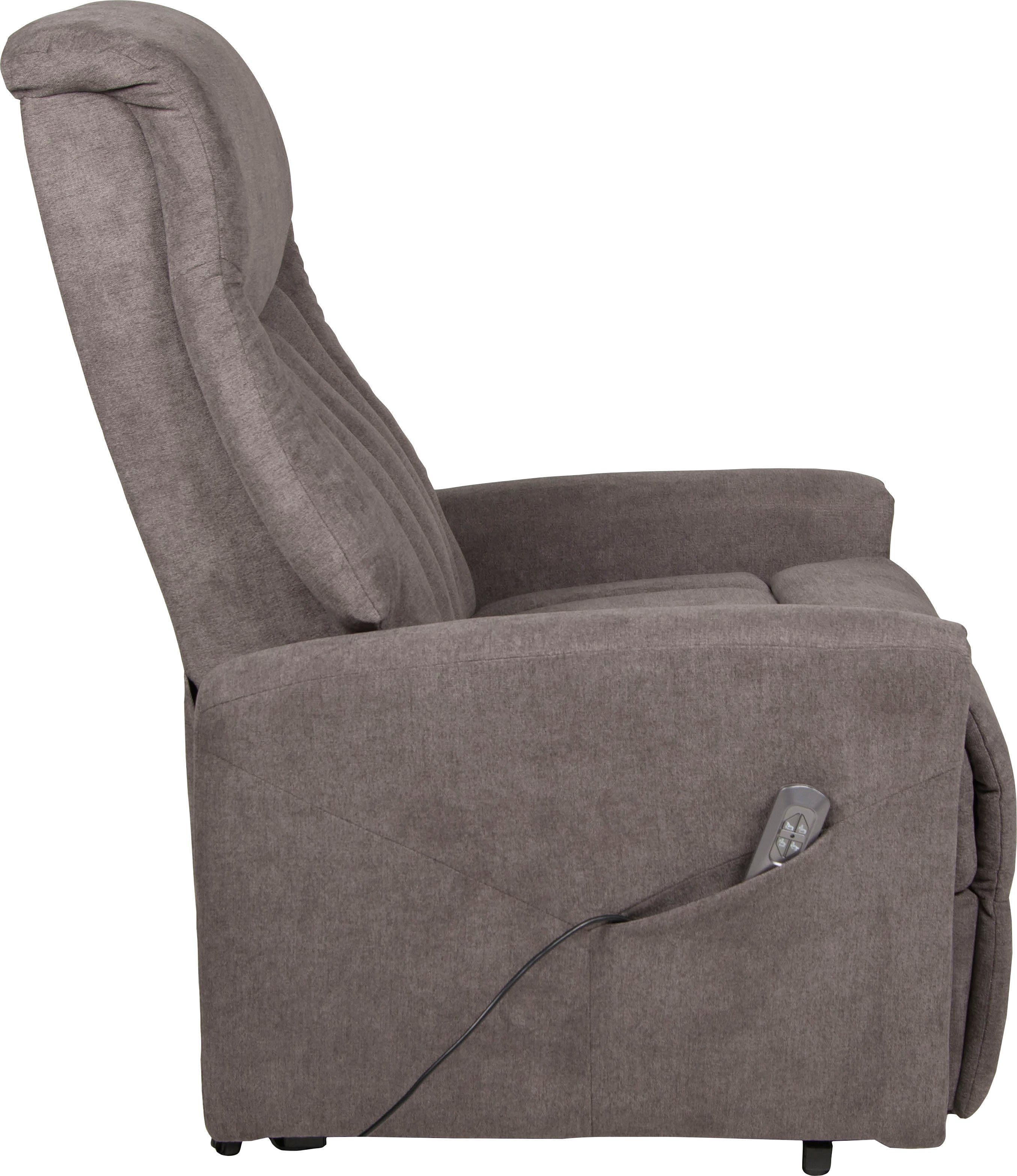 Duo Collection Relaxfauteuil Bonnyville 2 met 2 motoren, elektrische opstahulp Relaxfunctie en pocketveren binnenvering met stalen nosagvering