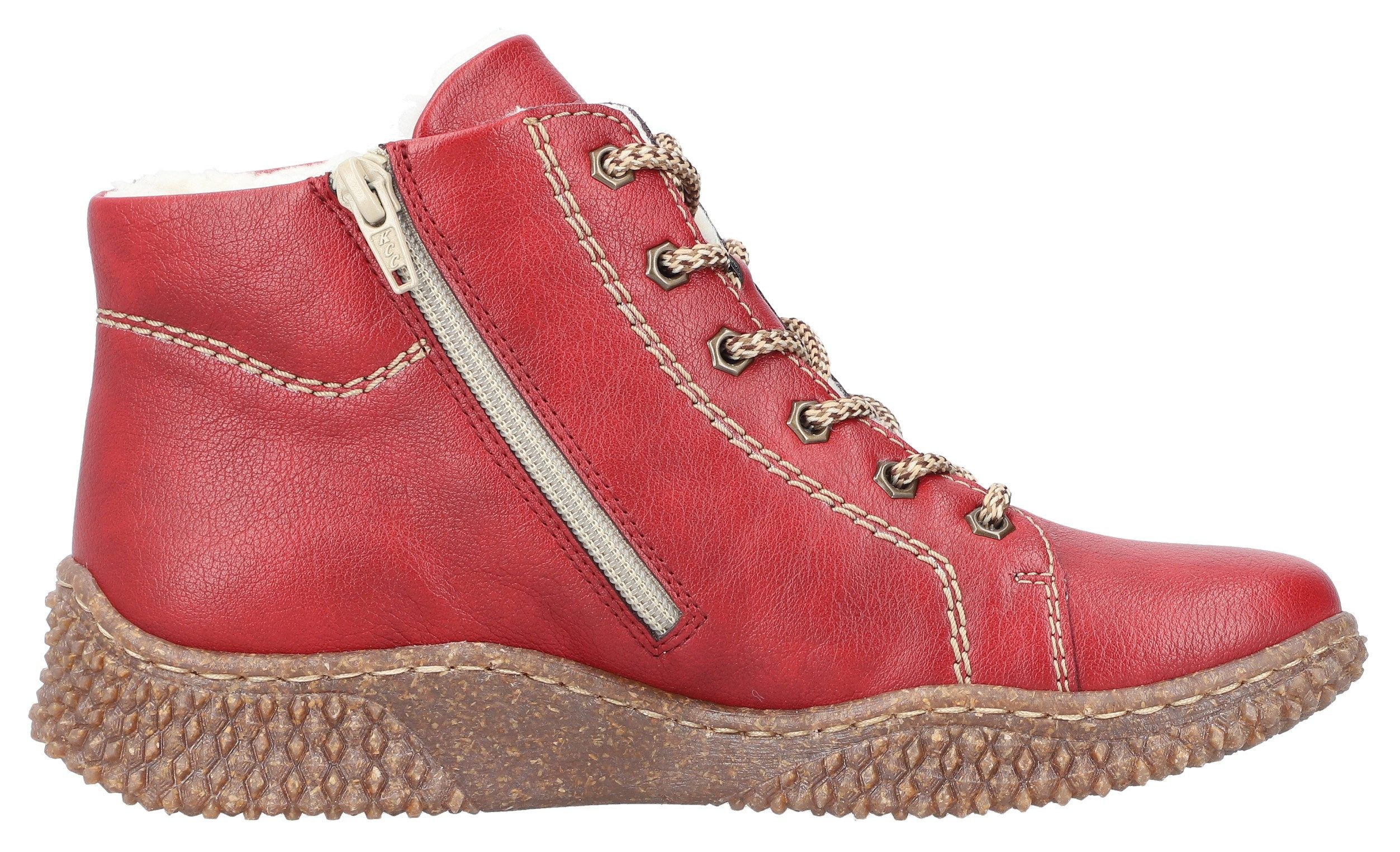 Rieker Winterlaarzen , veterschoenen, enkellaars, high top sneaker met binnenrits