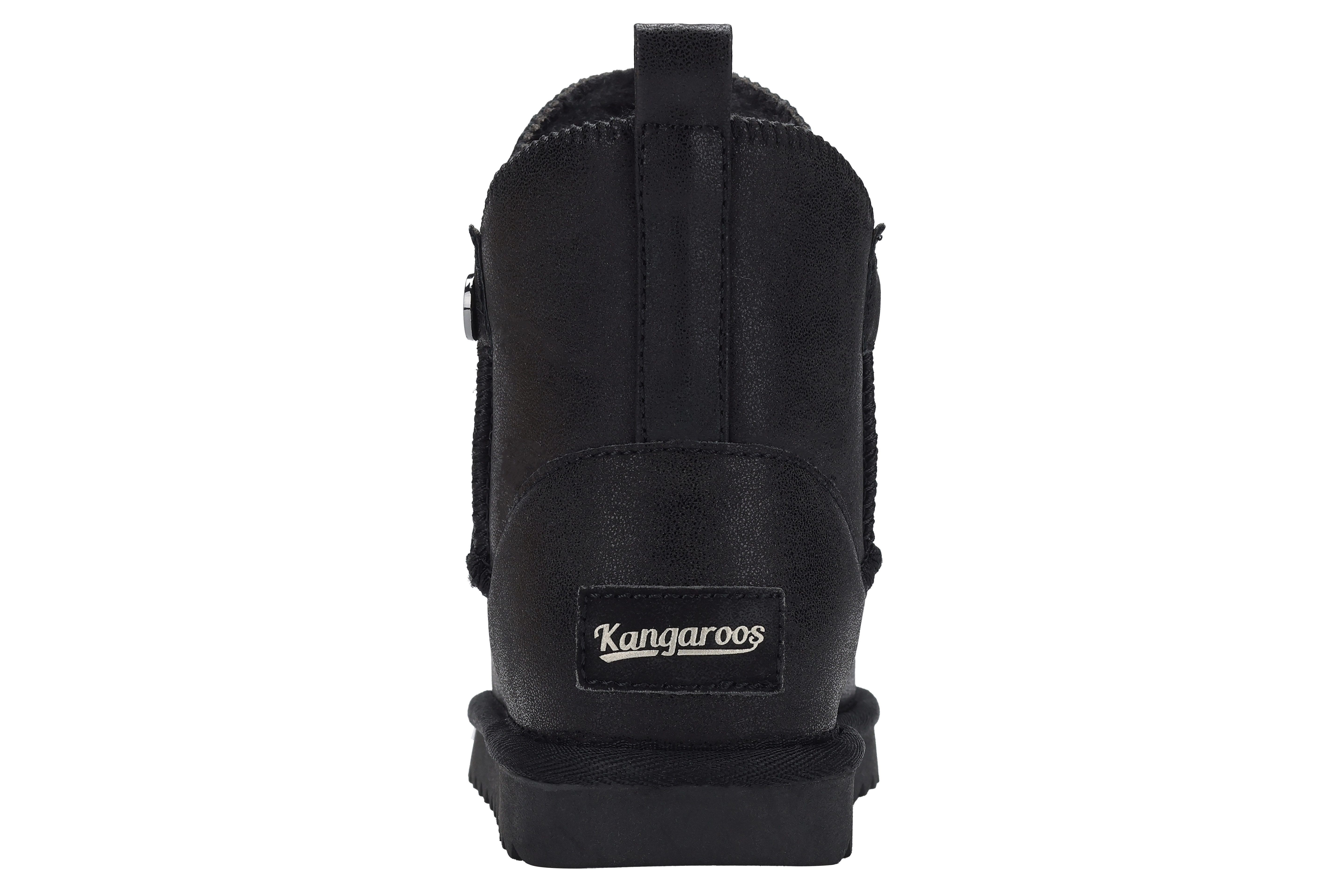 KangaROOS Boots zonder sluiting K-UK SILVERY Winterschoenen, winterboots, snowboots, instaplaarzen