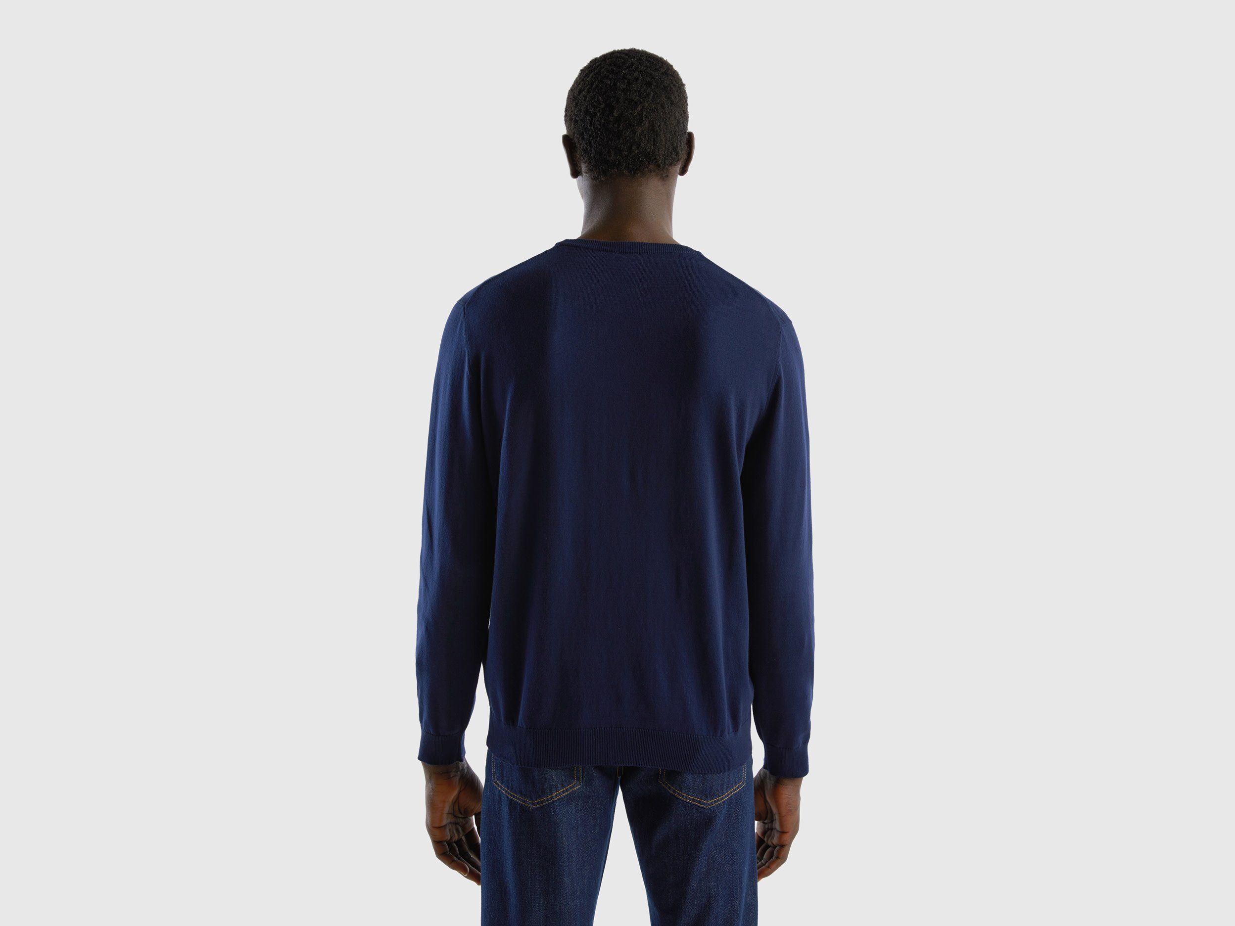 United Colors of Benetton Trui met ronde hals met merklabel