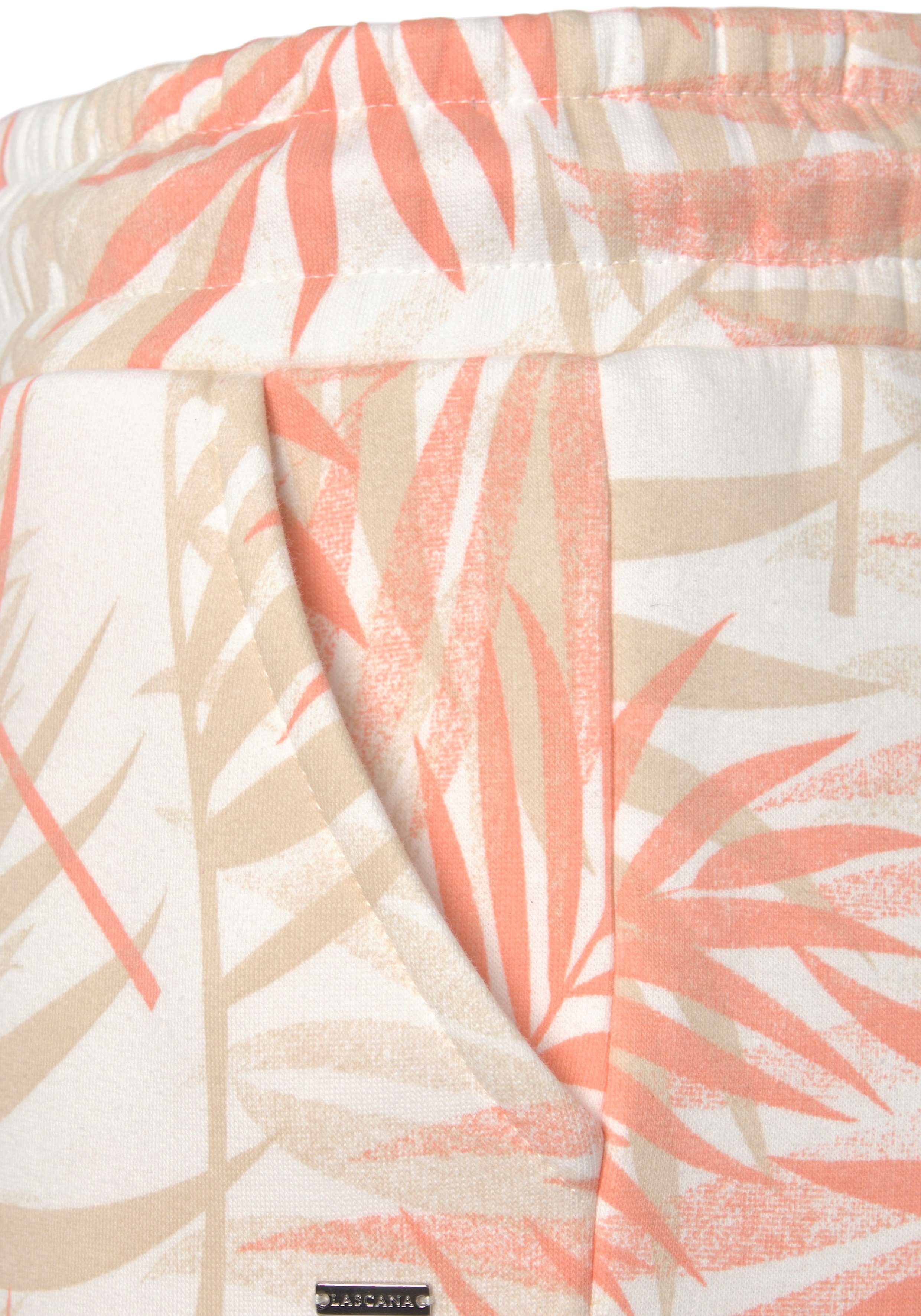 Lascana Sweatpants -Loungebroek met allover-print loungewear (1-delig)