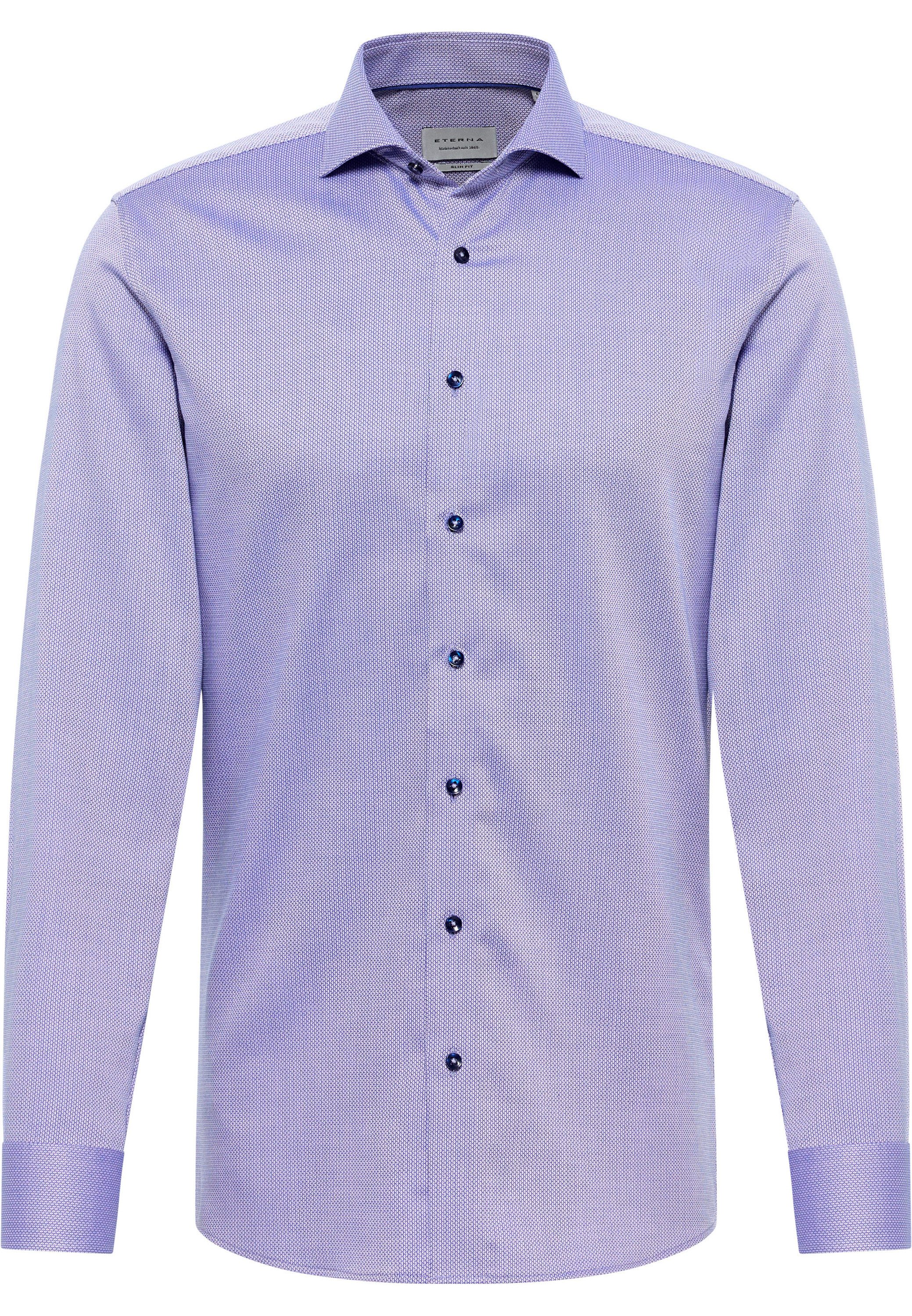 Eterna Overhemd met lange mouwen Slim fit NON IRON (strijkvrij)
