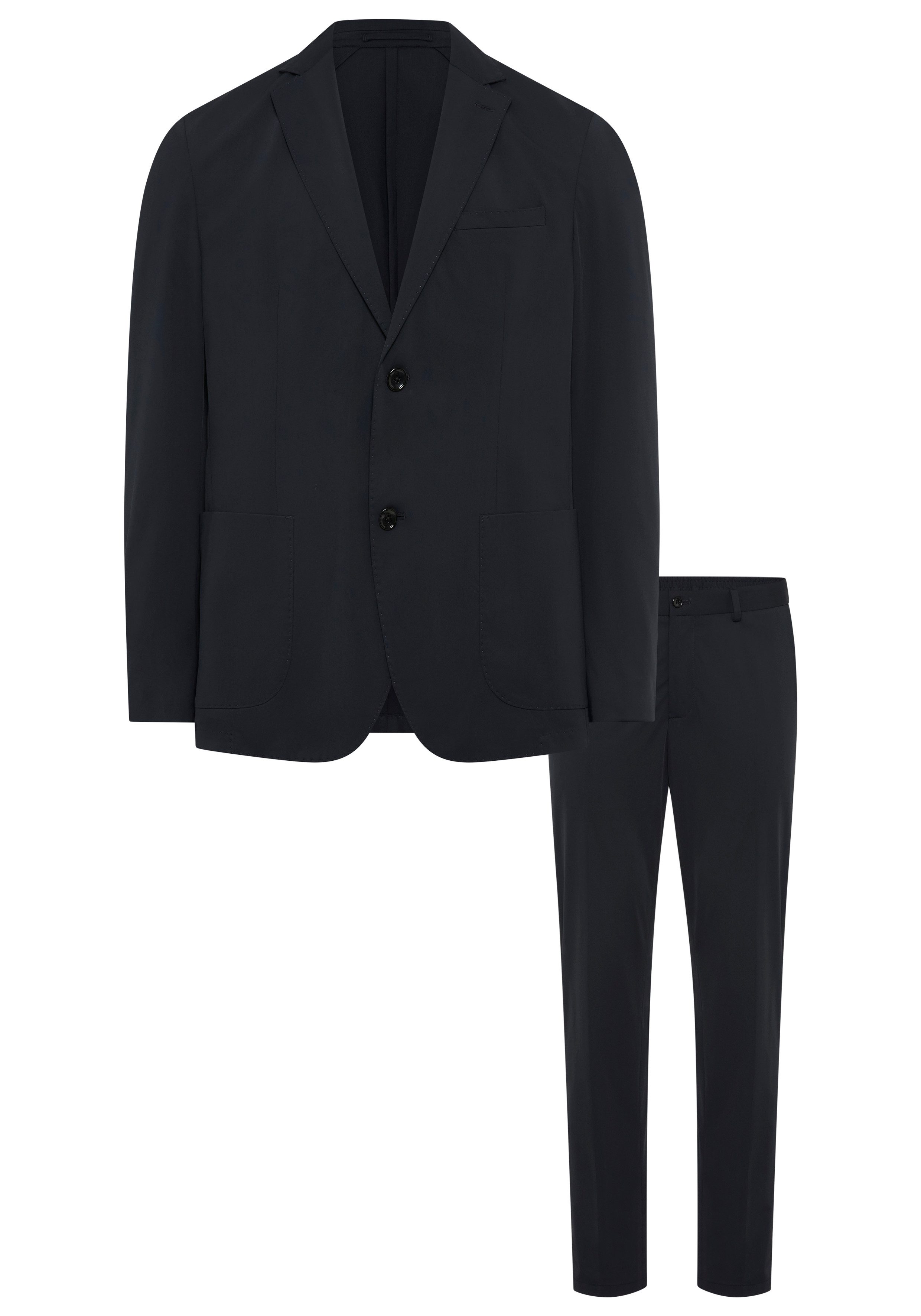Bruno Banani Pak Packable Suit perfect voor reizen! altijd top gestyled zonder kreukels (2-delig)