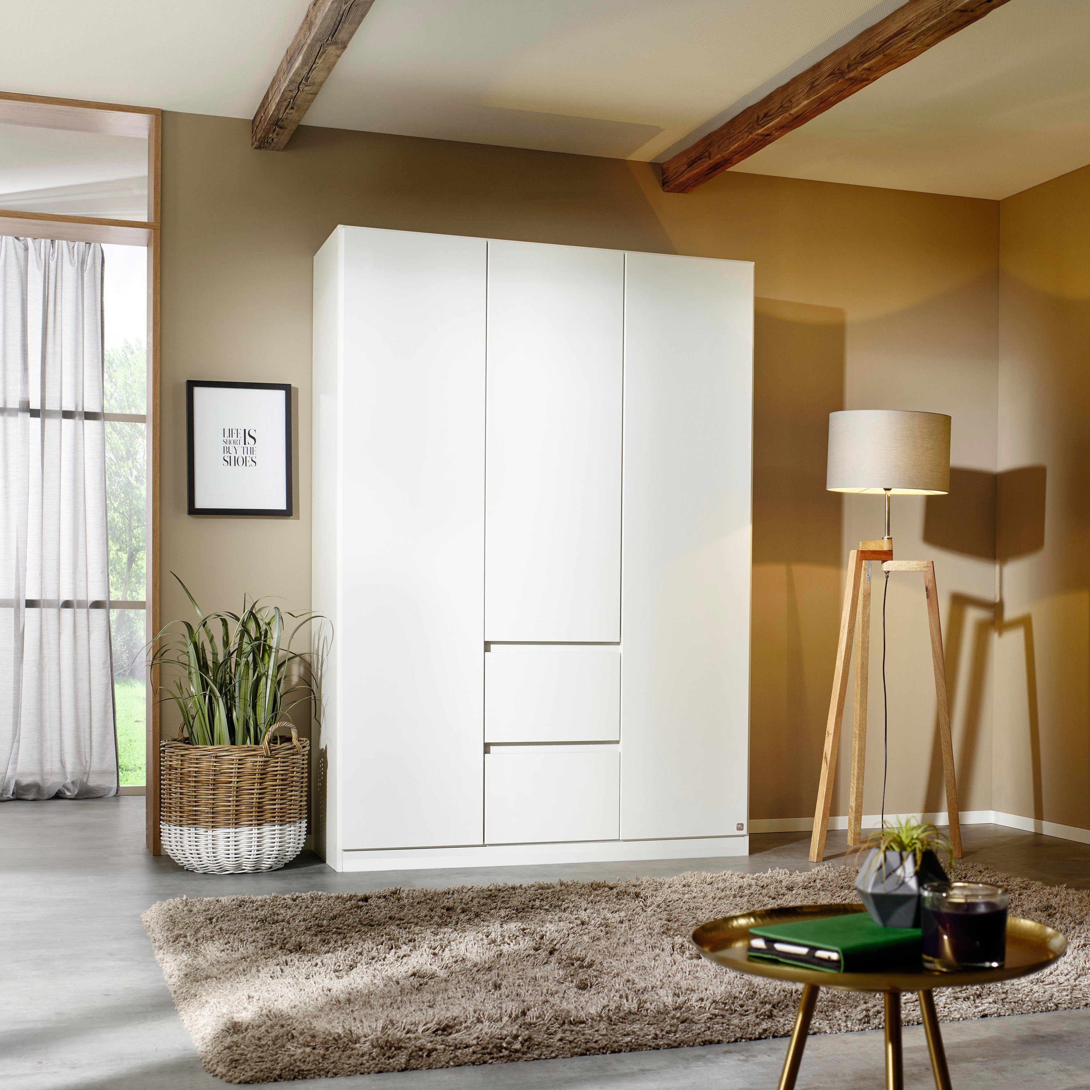 rauch Draaideurkast Kledingkast kast garderobe waskast NIDDA met moderne grepless front en push-to-open functie made in germany
