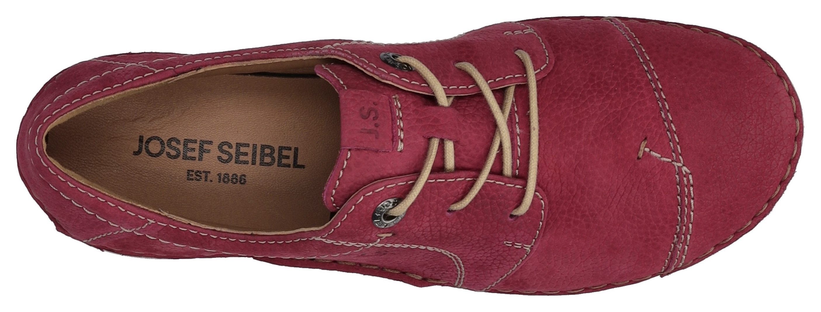 Josef Seibel Veterschoenen Fergey 20 vrijetijdsschoen, lage schoen, veterschoen met leren voering