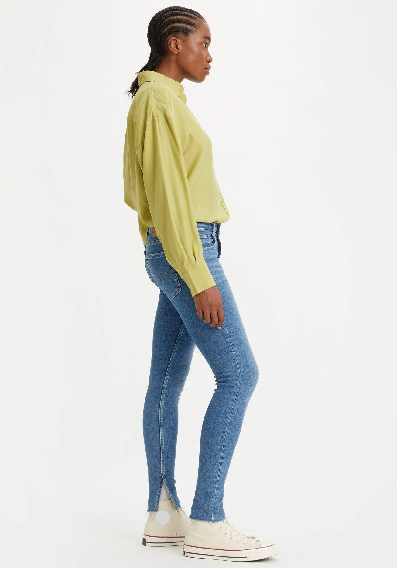 Levi's® Skinny fit jeans 721 High rise skinny met splitje in de zoom