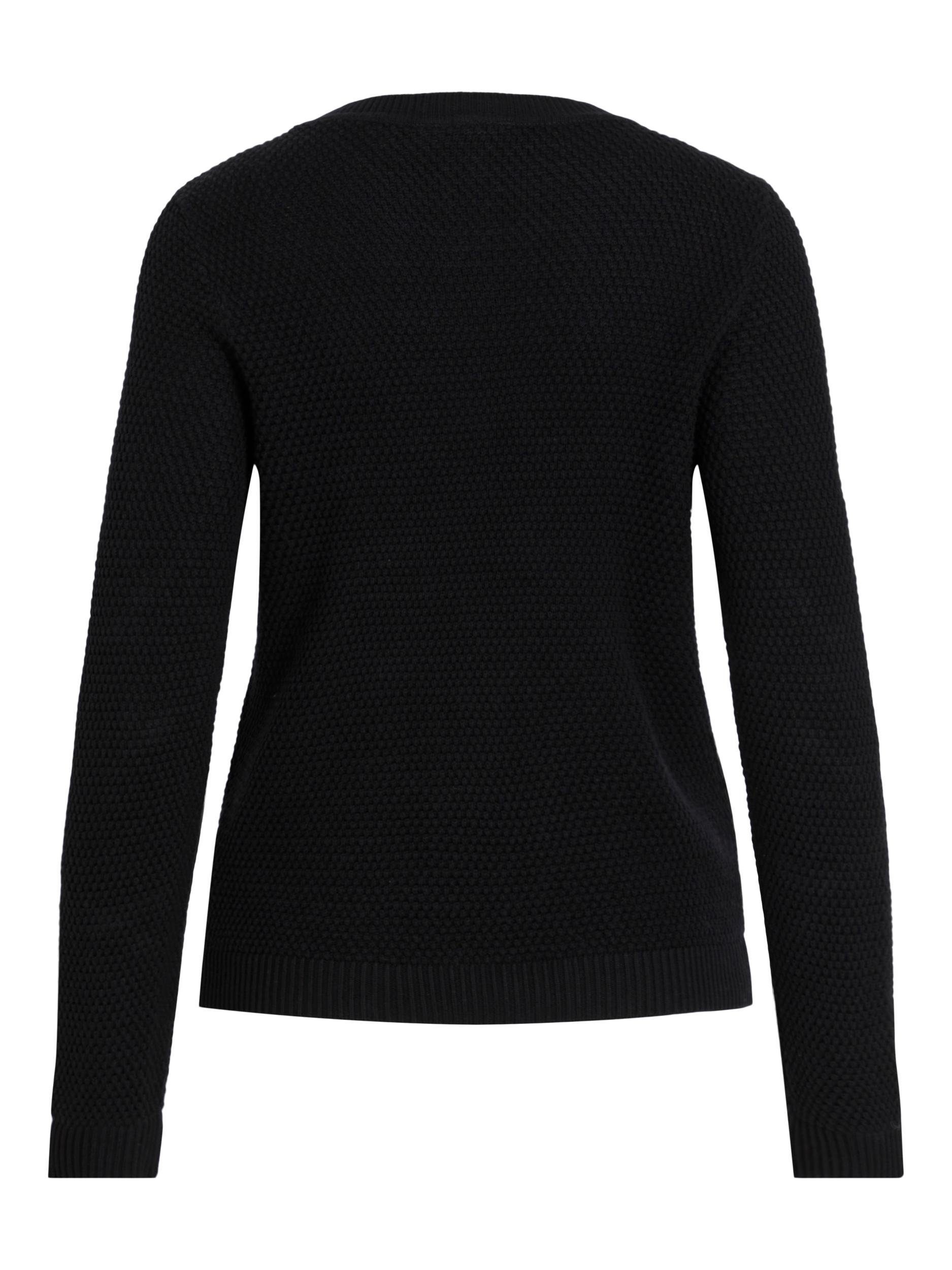Vila Trui met ronde hals VIDALO O-NECK L/S KNIT TOP- NOOS