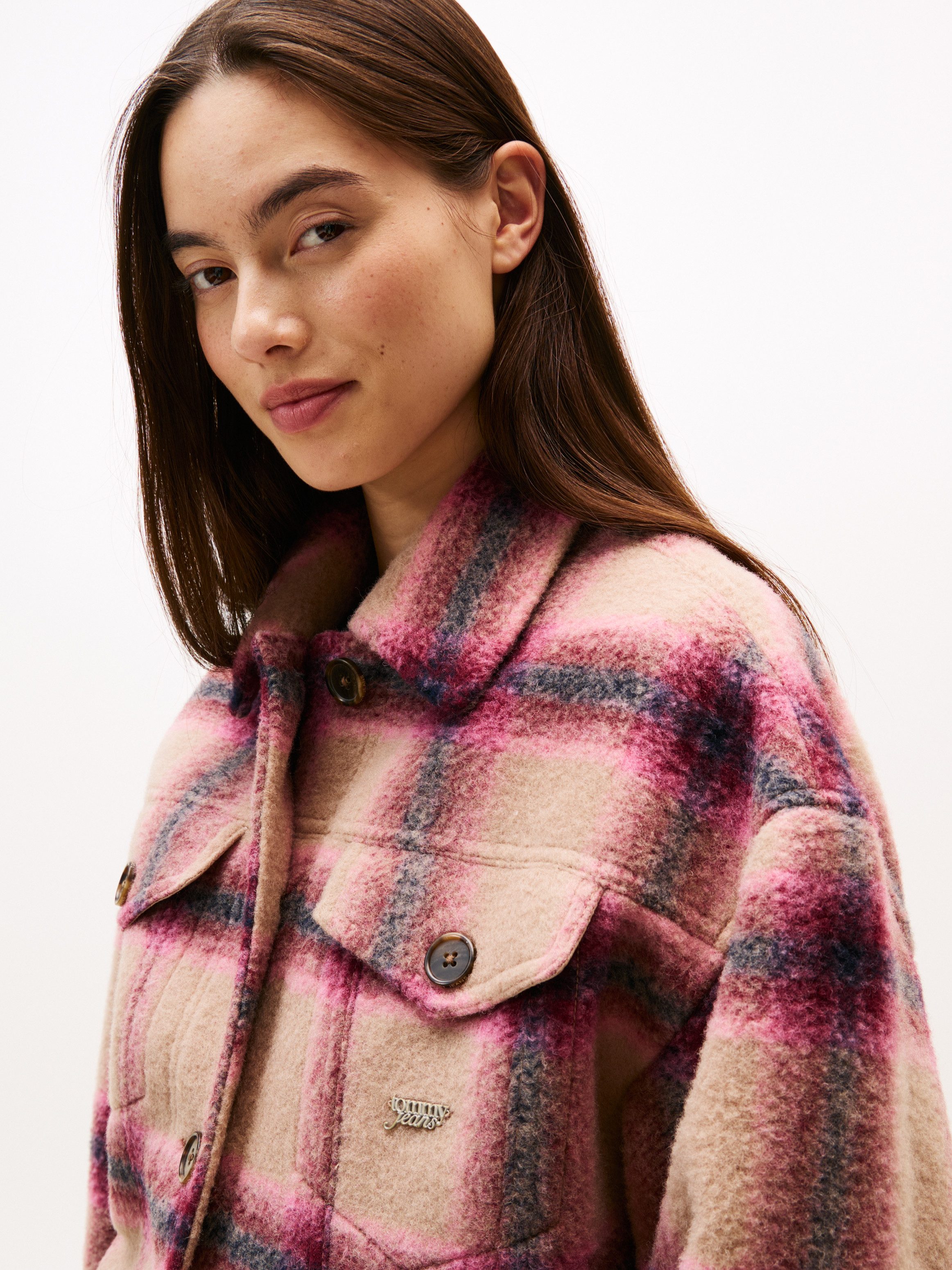 TOMMY JEANS Overhemdjasje TJW WOOL TRUCKER JACKET