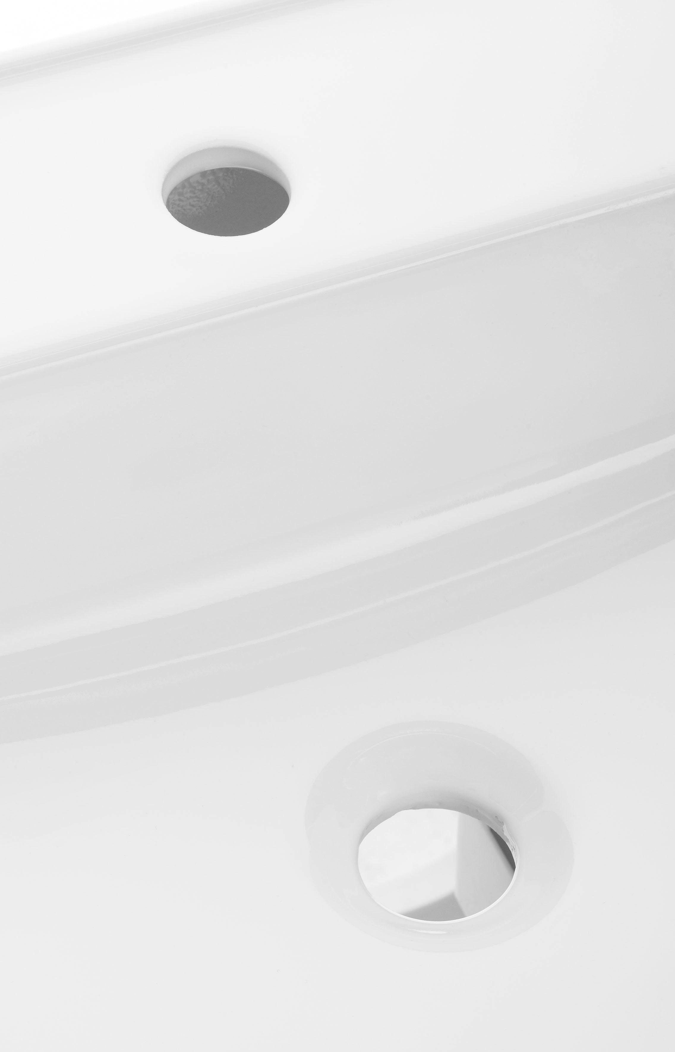 welltime Badkamerserie Davos met 2 led-spiegelkasten (3-delig)