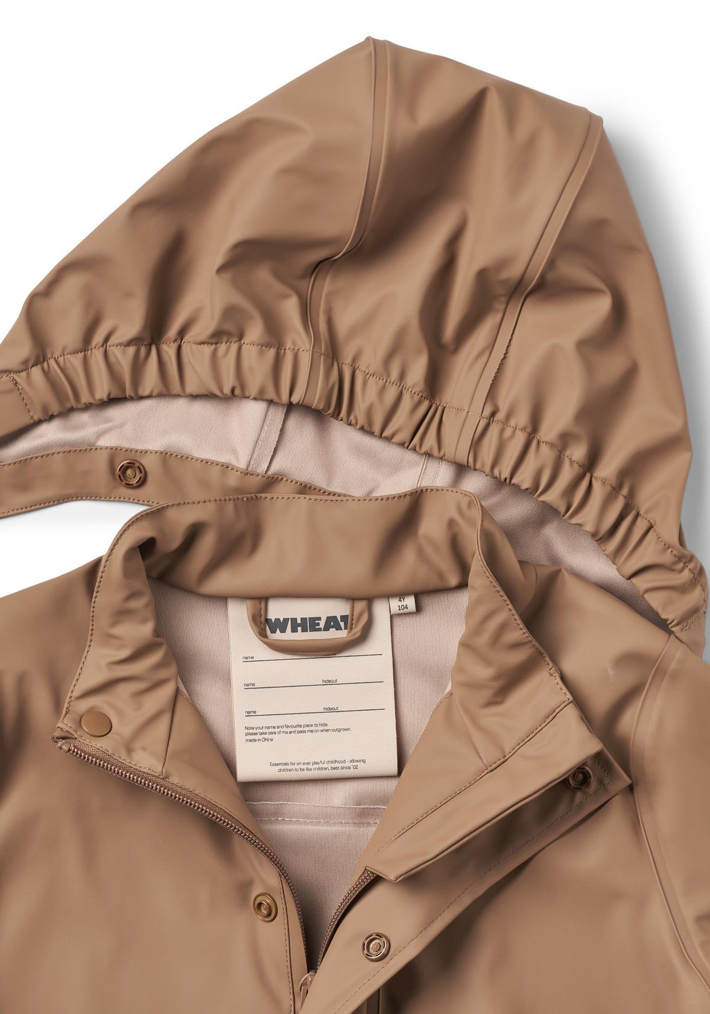 WHEAT Regenjack Rainwear Ola Set waterdicht, bijpassende tuinbroek (set, 2 stuks)