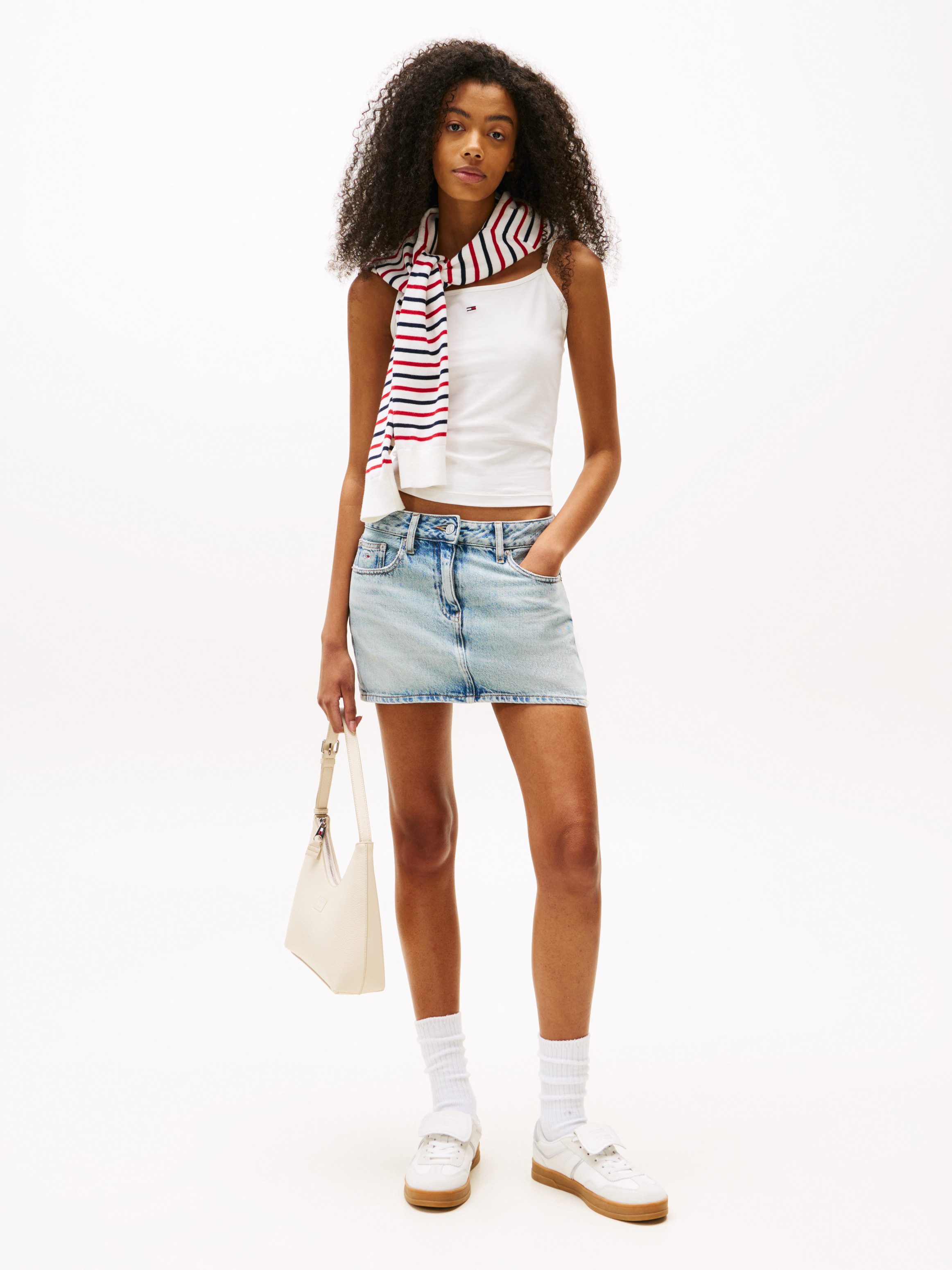 TOMMY JEANS Top met spaghettibandjes TJW ESSENTIAL STRAP TOP EXT