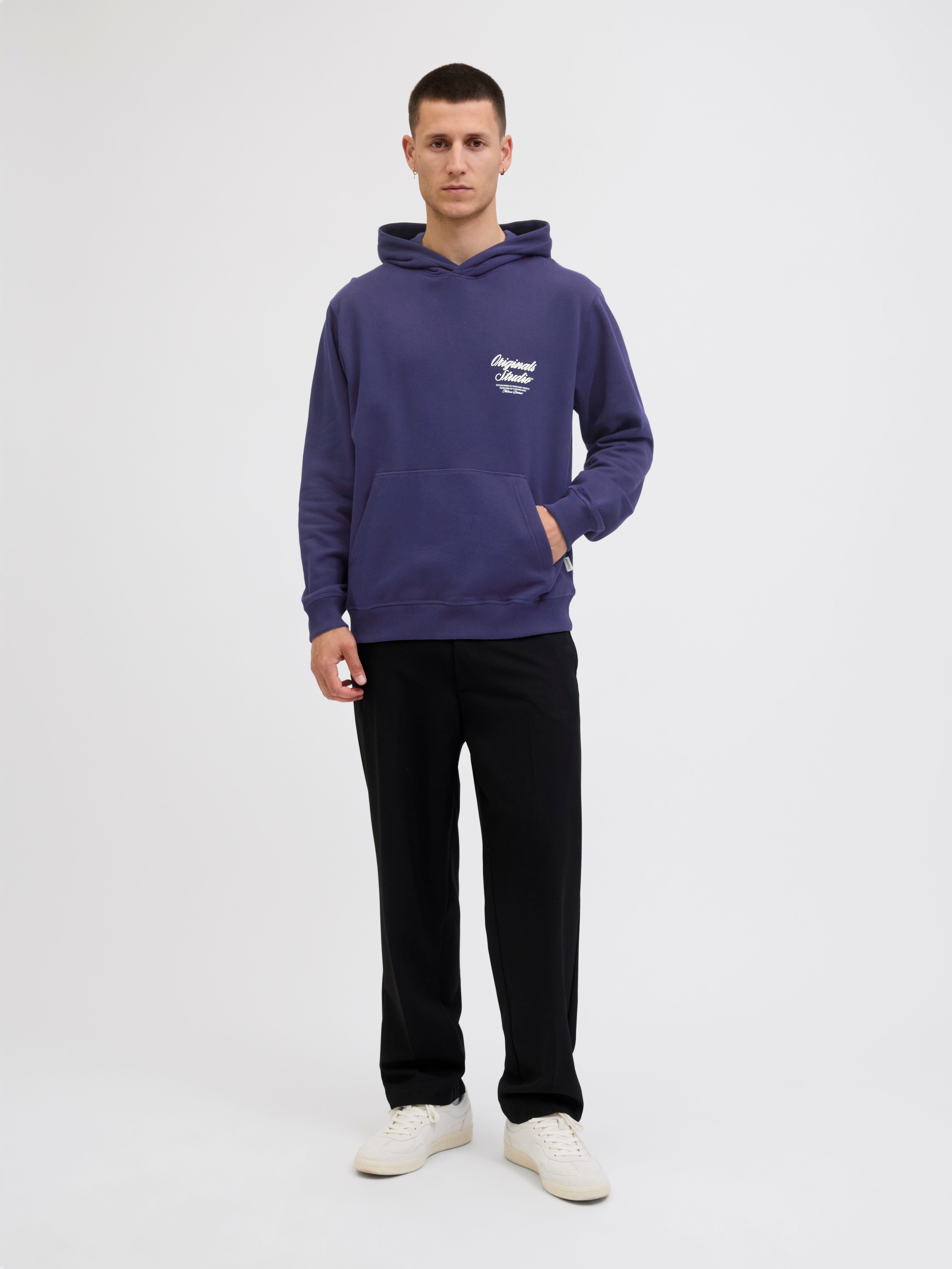 Jack & Jones Hoodie JORNORREBRO TYPO BACK SWEAT HOOD SN