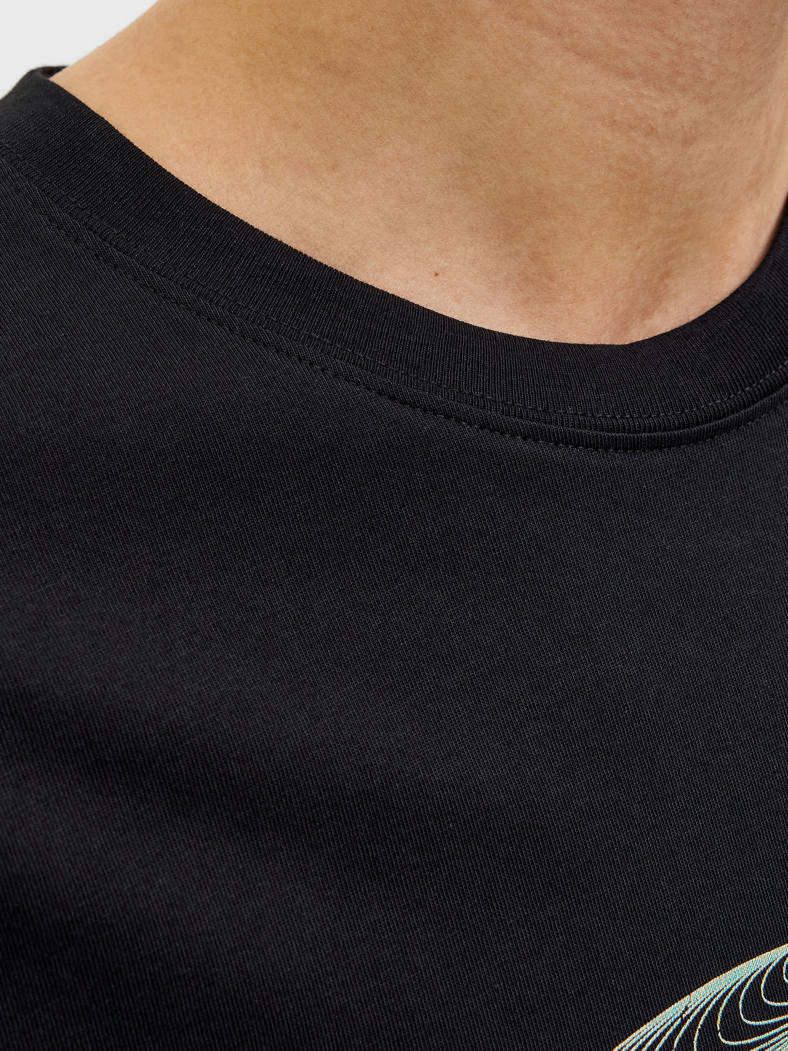 Jack & Jones PlusSize Shirt met print JCOCALMA TEE SS CREW NECK FST PLS