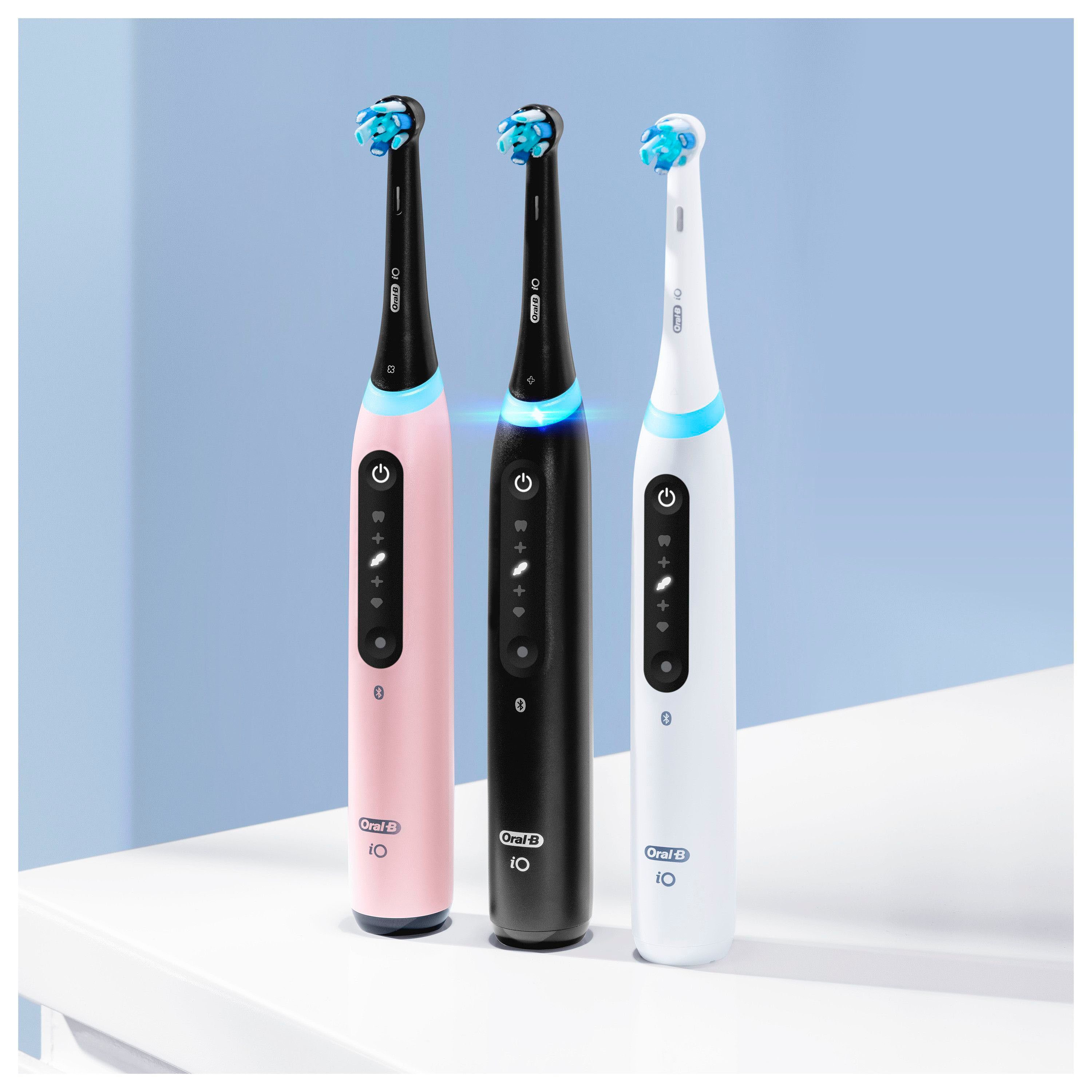 Oral B Elektrische tandenborstel IO 5 met magnet technologie, led-display, 5 reinigingsstanden, reisetui