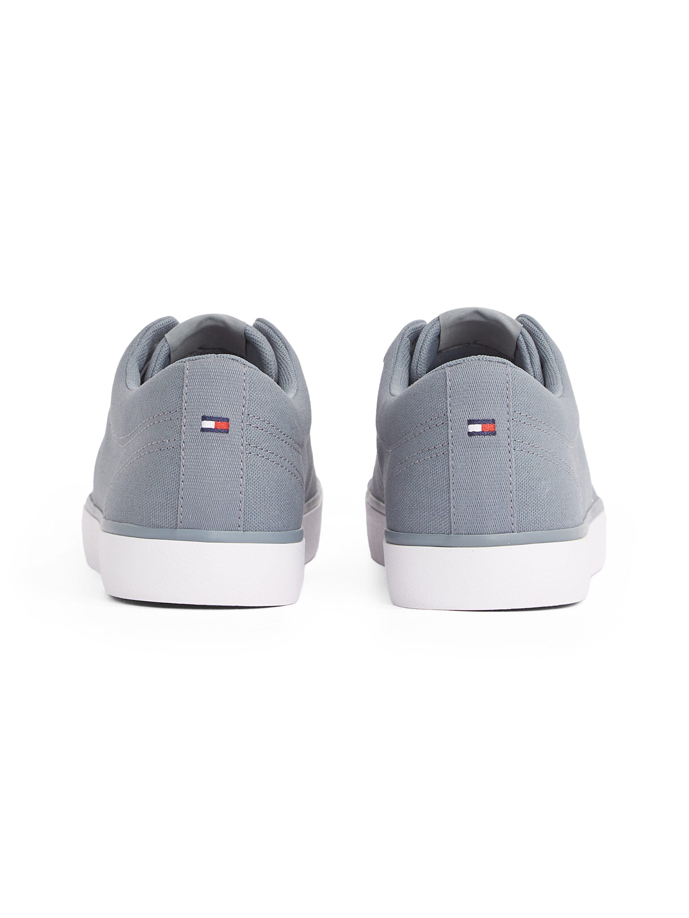 Tommy Hilfiger Sneakers TH HI VULC LOW CORE CANVAS , vrijetijdsschoen, lage schoen, veterschoenen met zacht gepolsterde schacht