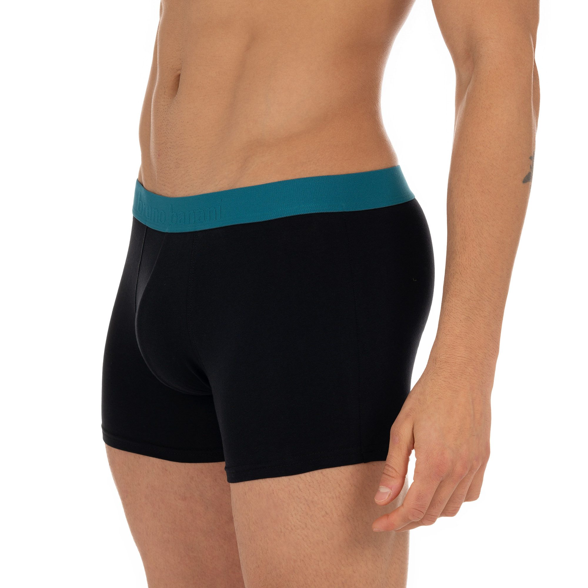 Bruno Banani Boxershort Flowing met contrastkleurige boorden (Set van 2)