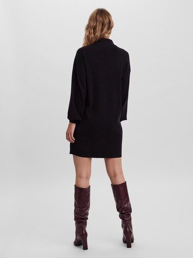Vero Moda Gebreide jurk VMNANCY LS FUNNELNECK DRESS GA NOOS