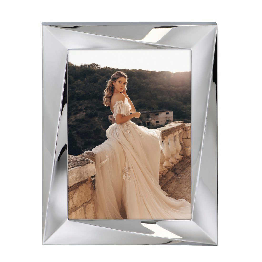 Hama Fotolijstje Fotolijst 13 x 18 cm voor 1 foto, om op te hangen en te plaatsen, zilver (1 stuk)