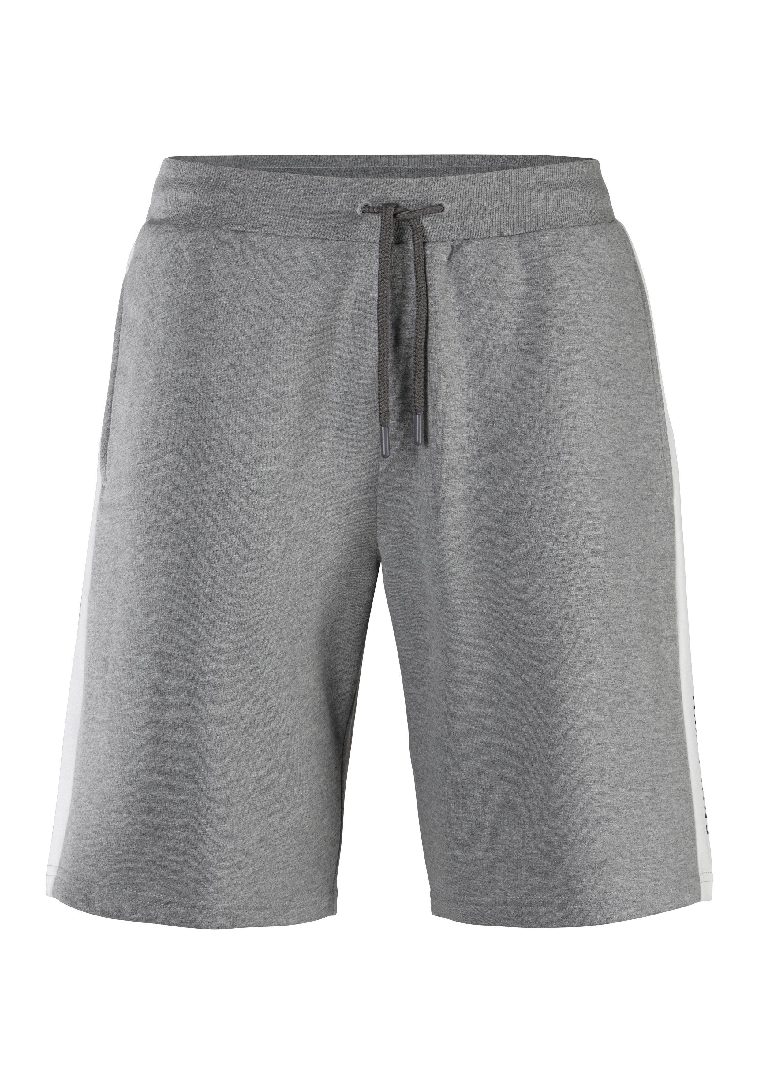 H.I.S Sweatshort opzij strepen met logoprint