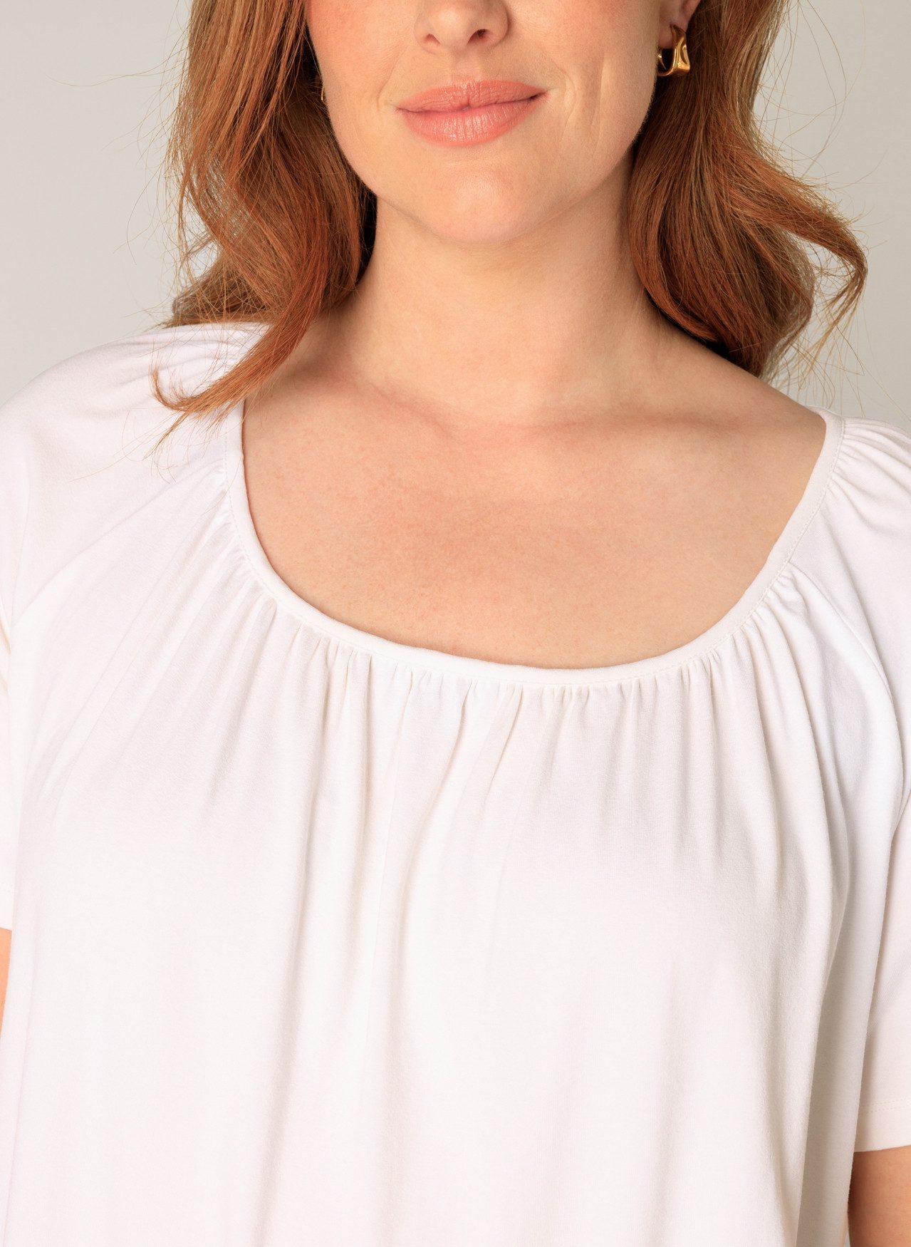 Base Level Curvy Ballonshirt Yoni Elastische zoom