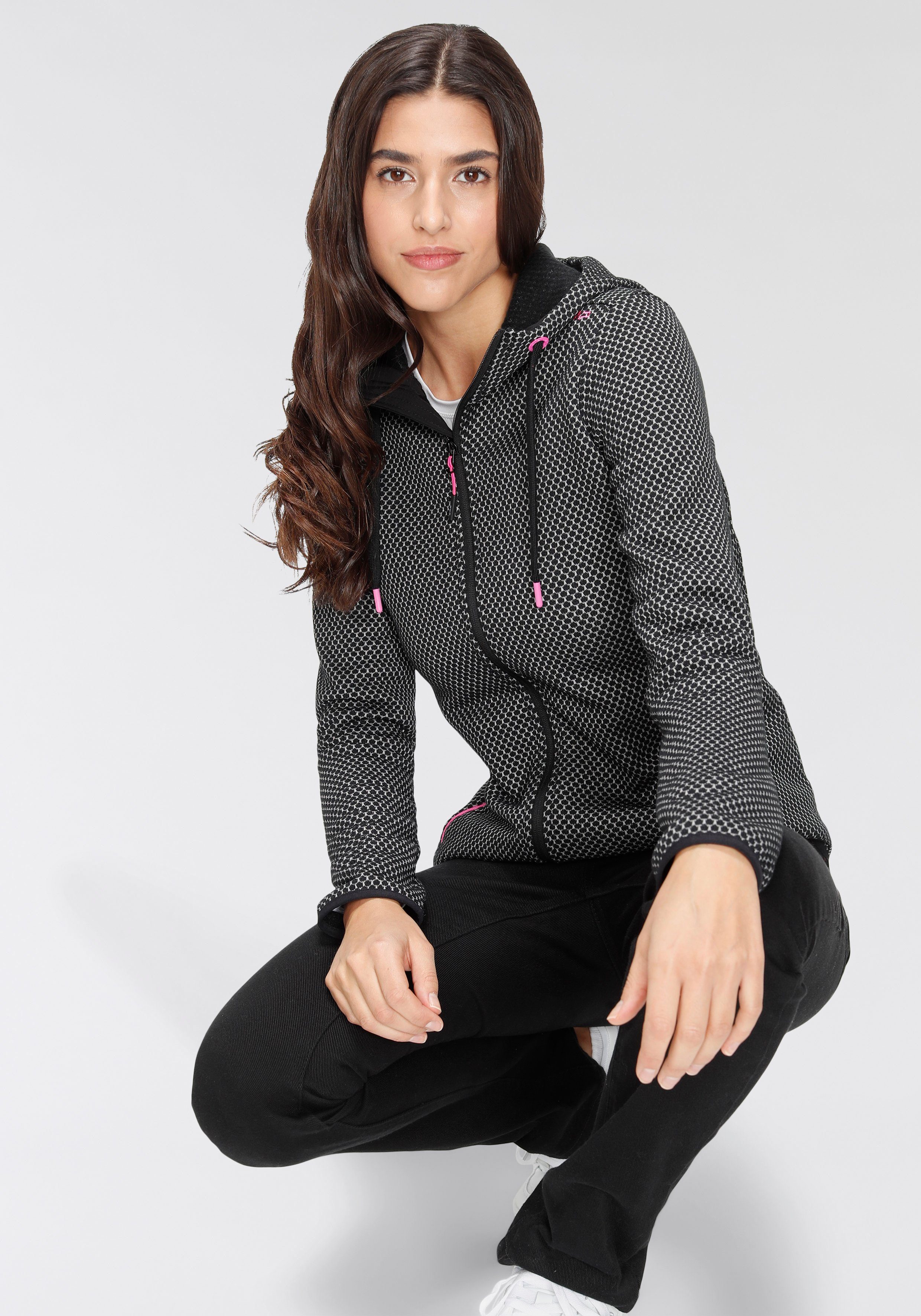 CMP Gebreid fleecejack Warmte & windafstotend & ademend