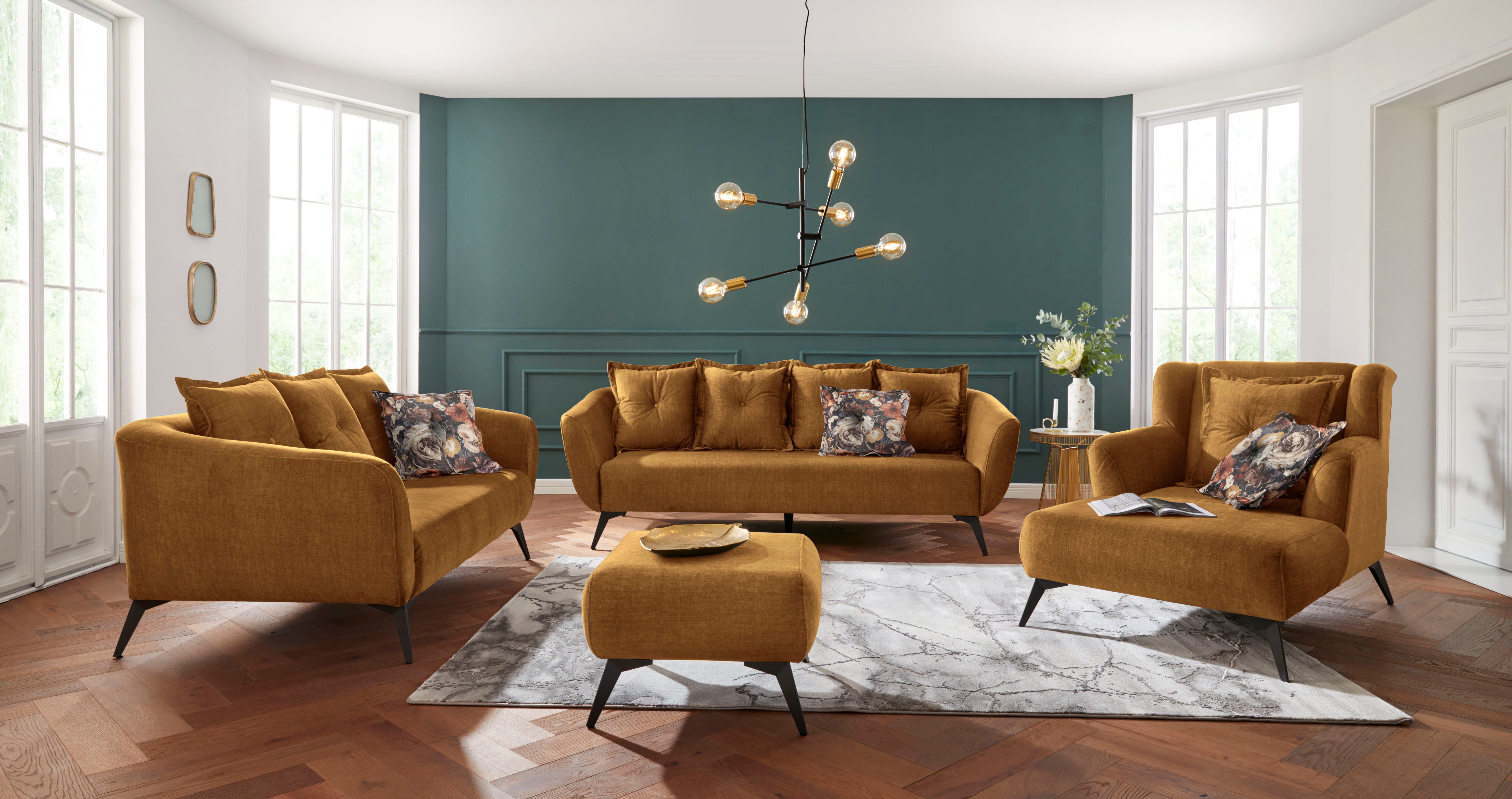 INOSIGN Loveseat Baggio Mega fauteuil voor comfort en ontspanning, tijdloos en modern
