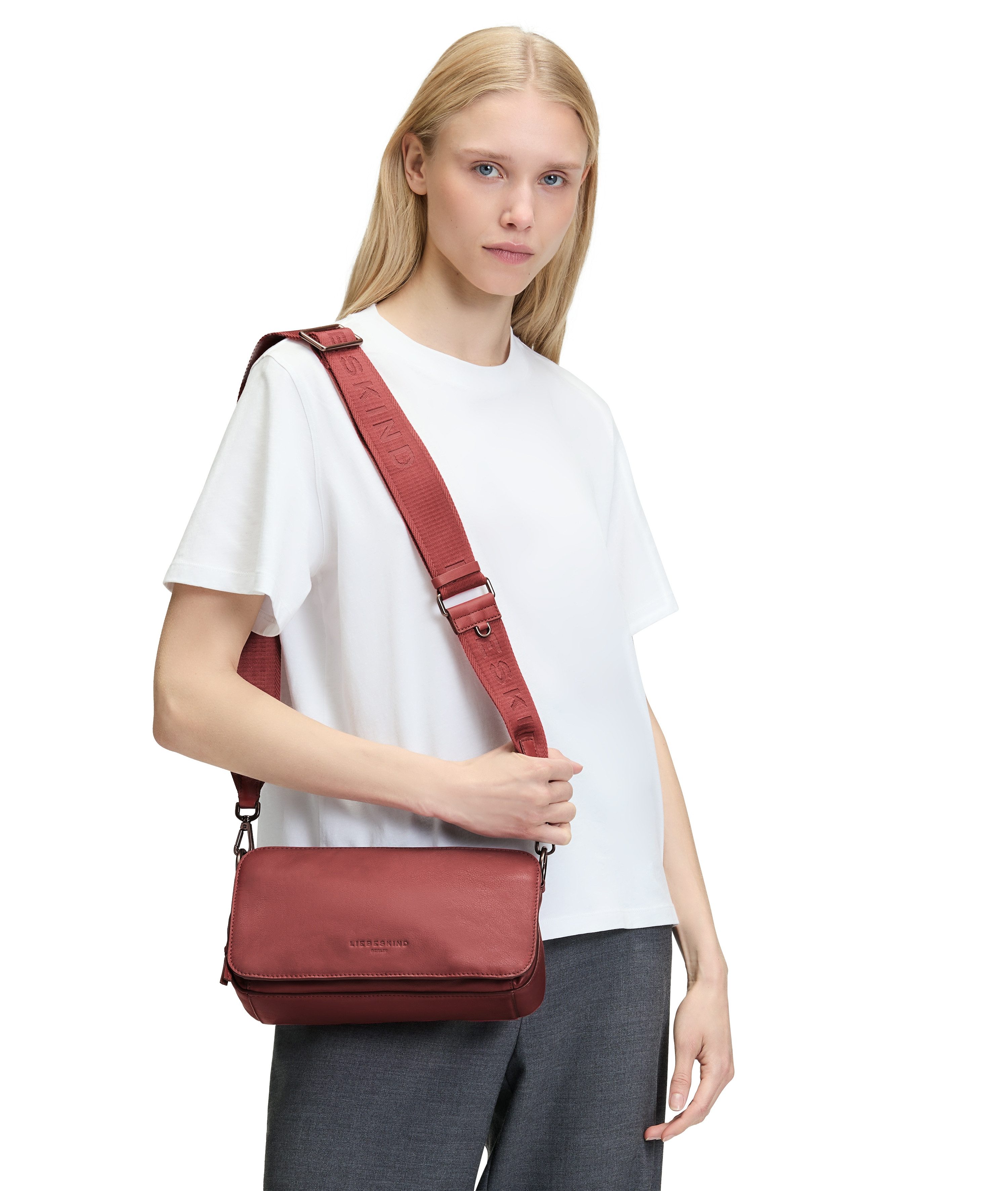 Liebeskind Berlin Schoudertas Crossbody CARRY OVER SHEEP NATURAL