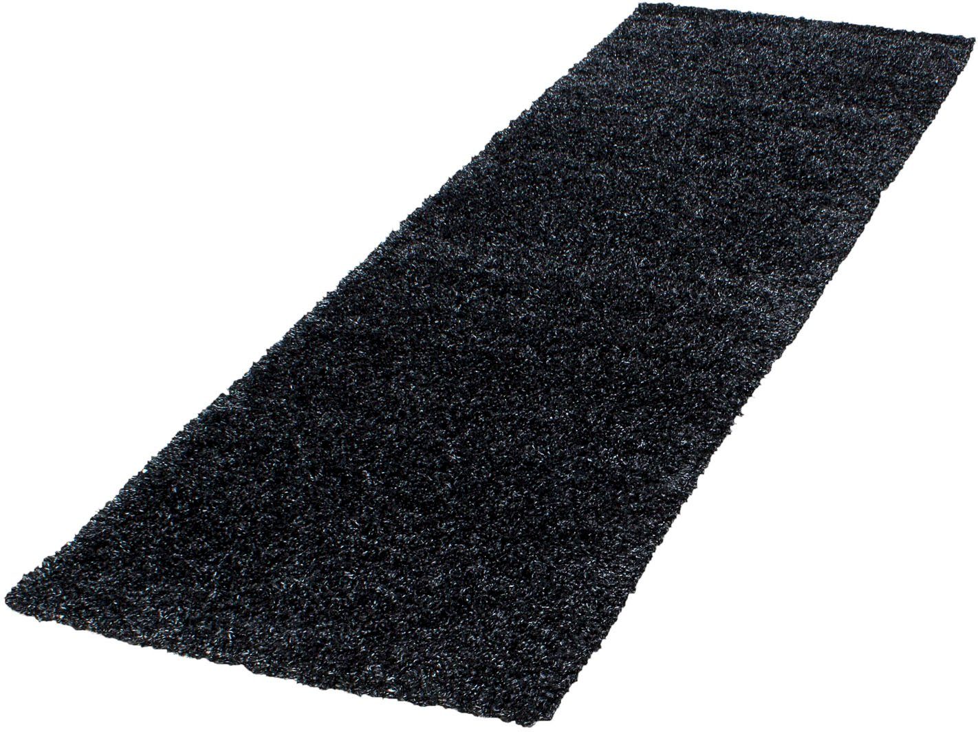 Ayyildiz Teppiche Hoogpolige loper Life Shaggy 1500 hoogpolige vloerkleden maat 80x250 cm grijs