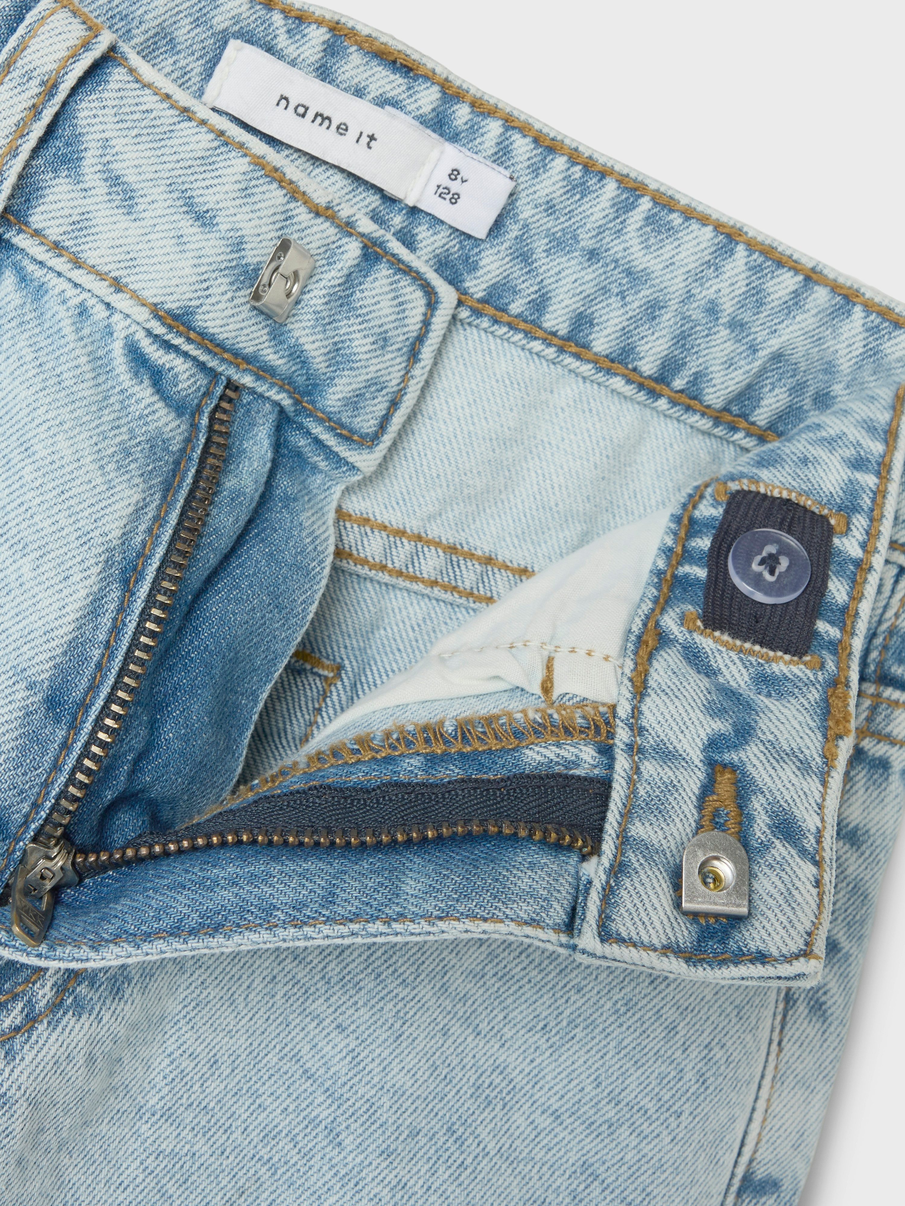 Name It Jeansbermuda NKFBELLA HW WIDE DNM SHORTS 1488-BE NOOS