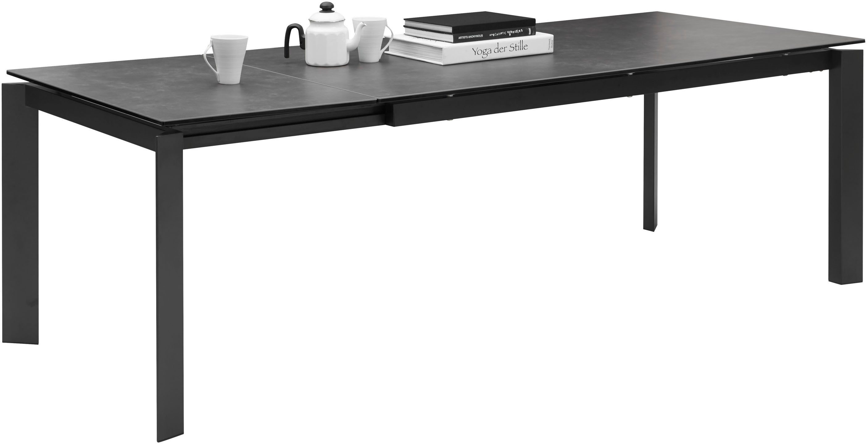 Stolkom Eettafel Paul eettafel keramiek, uitschuifbaar tot 240 cm, BxHxD 180x76x95 cm