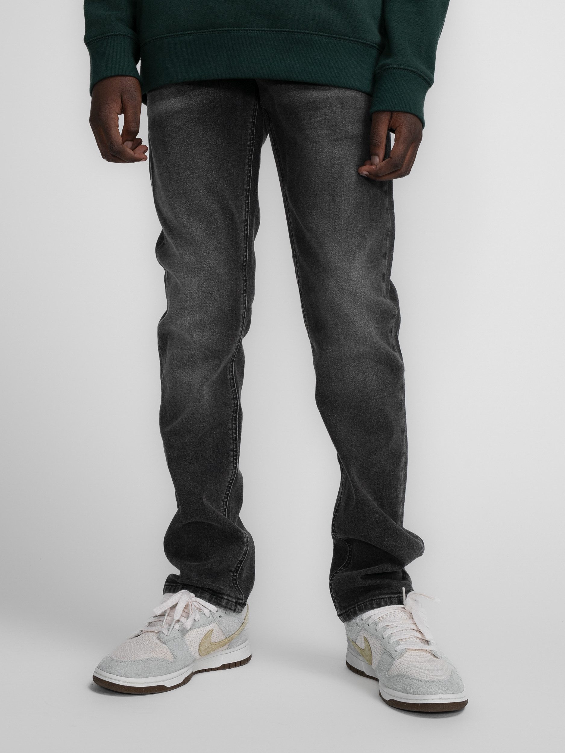 Petrol Industries Straight jeans met stone washed look jongens jeans maat 122 zwart