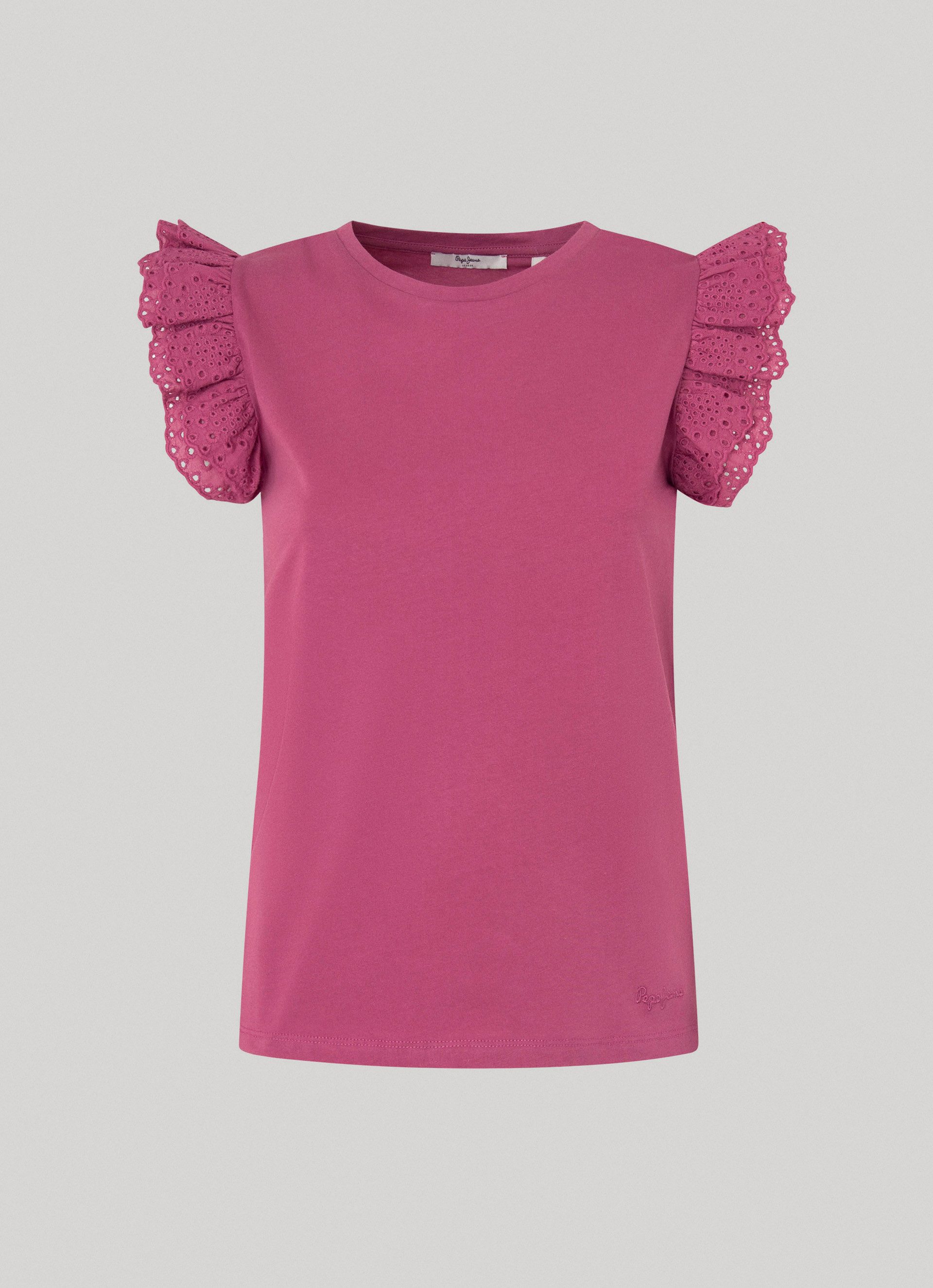 Pepe Jeans T-shirt Lindsay met ruches