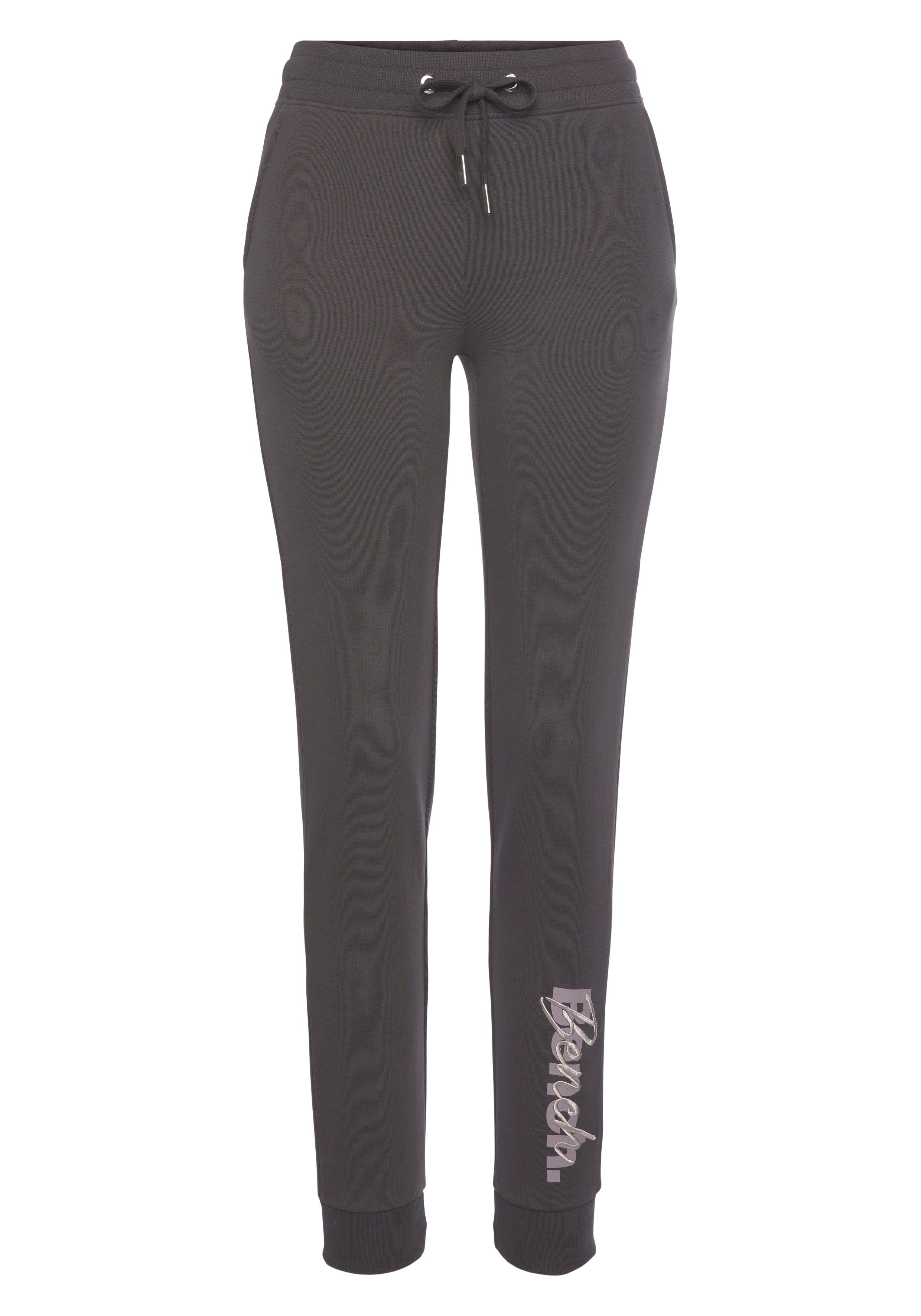 Bench. Loungewear Sweatpants met logoprint en borduurwerk, loungewear