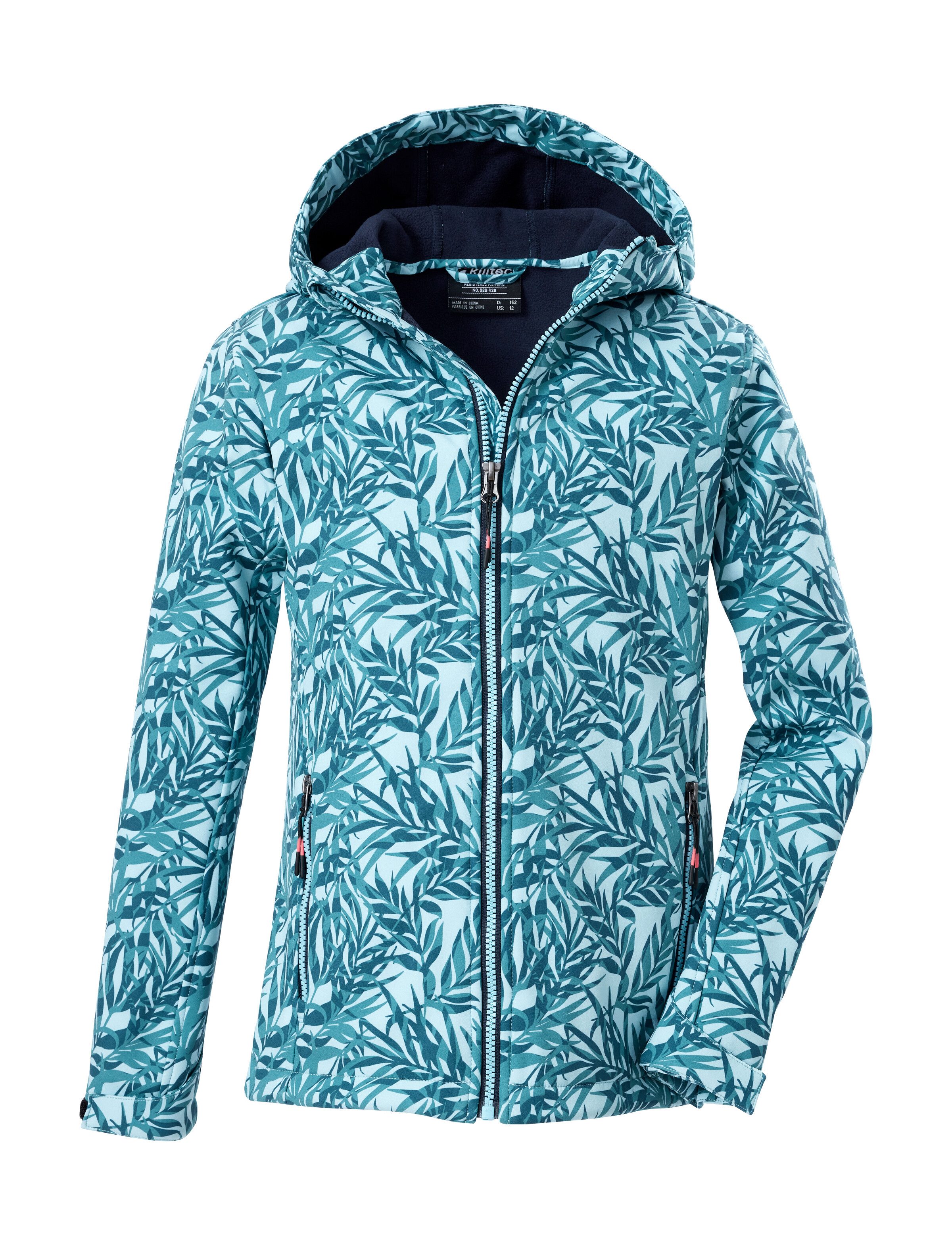 Killtec Softshell-jack Meisjes Softshell-jack Print