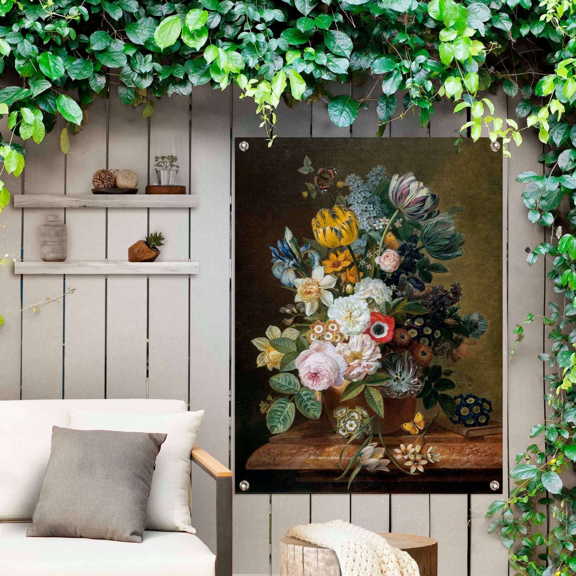 Reinders! Poster Stilleven met bloemen