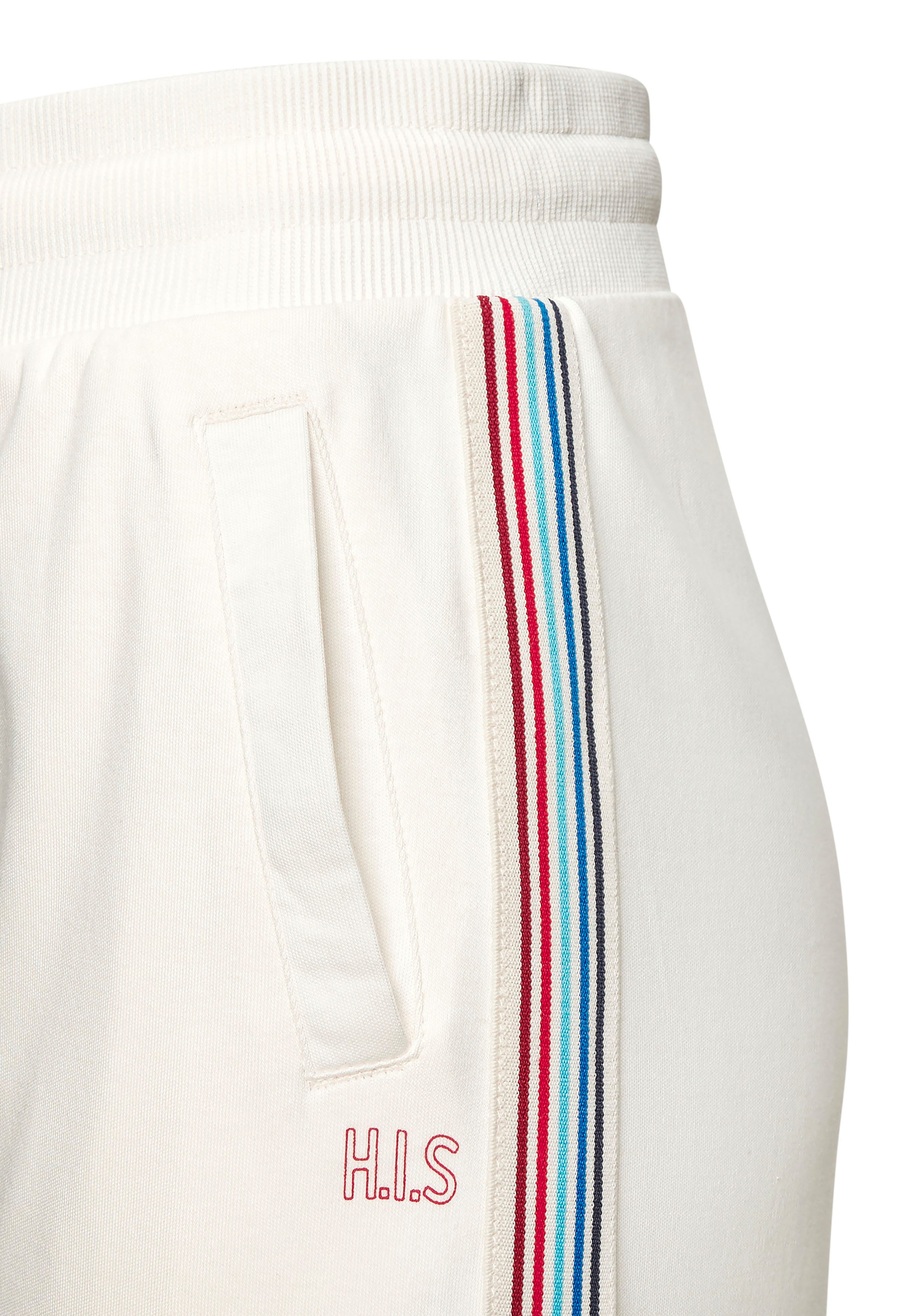 H.I.S Relaxbroek met zijstreeppatroon
