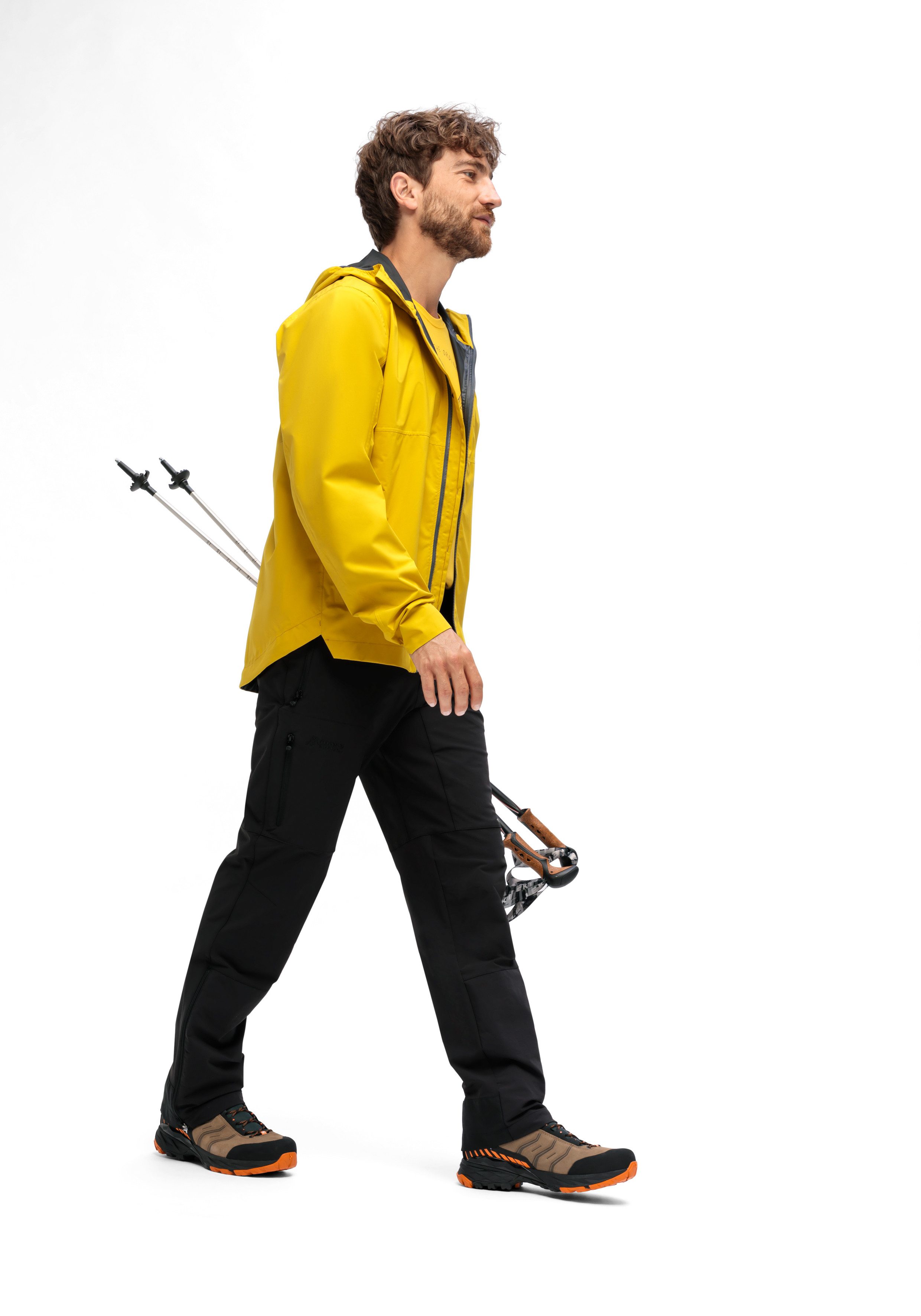 Maier Sports Outdoorjack Fanal M Heren jacke waterdicht, winddichte functionele jas, 2 buitenzakken