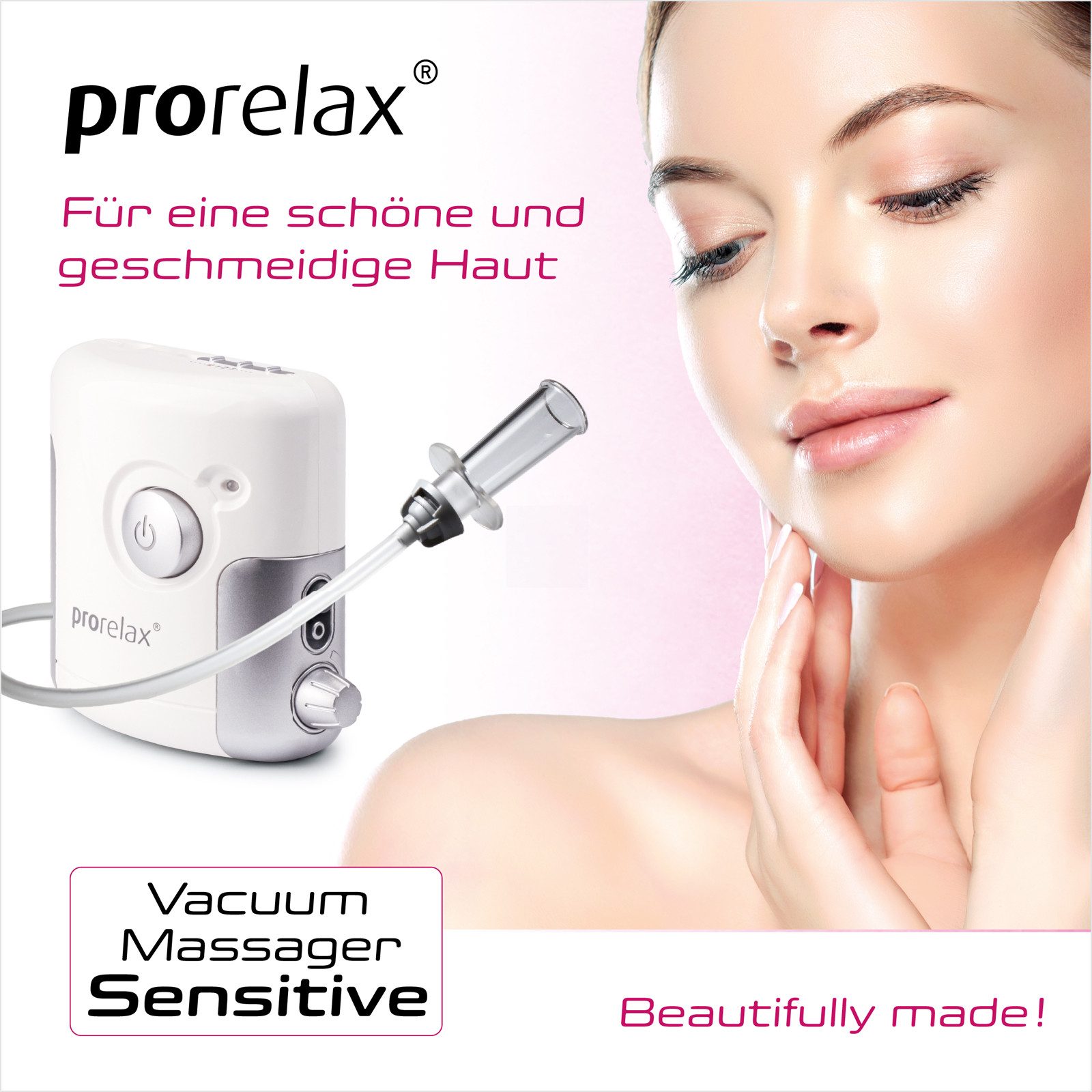 prorelax Vacuüm massage 85637 Sensitive Accu-& netstroom