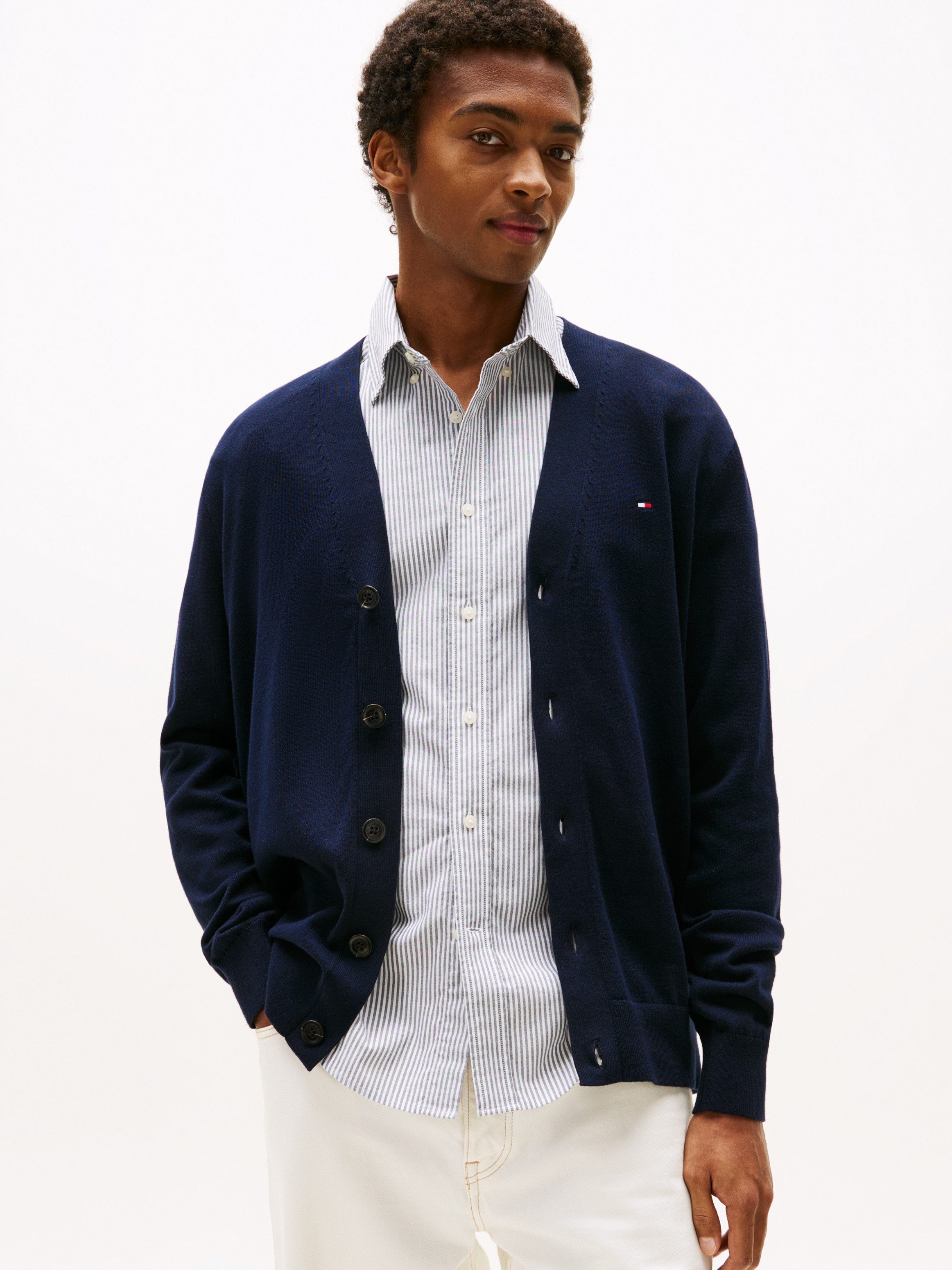 Tommy Hilfiger Vest ESSENTIAL COTTON CARDIGAN