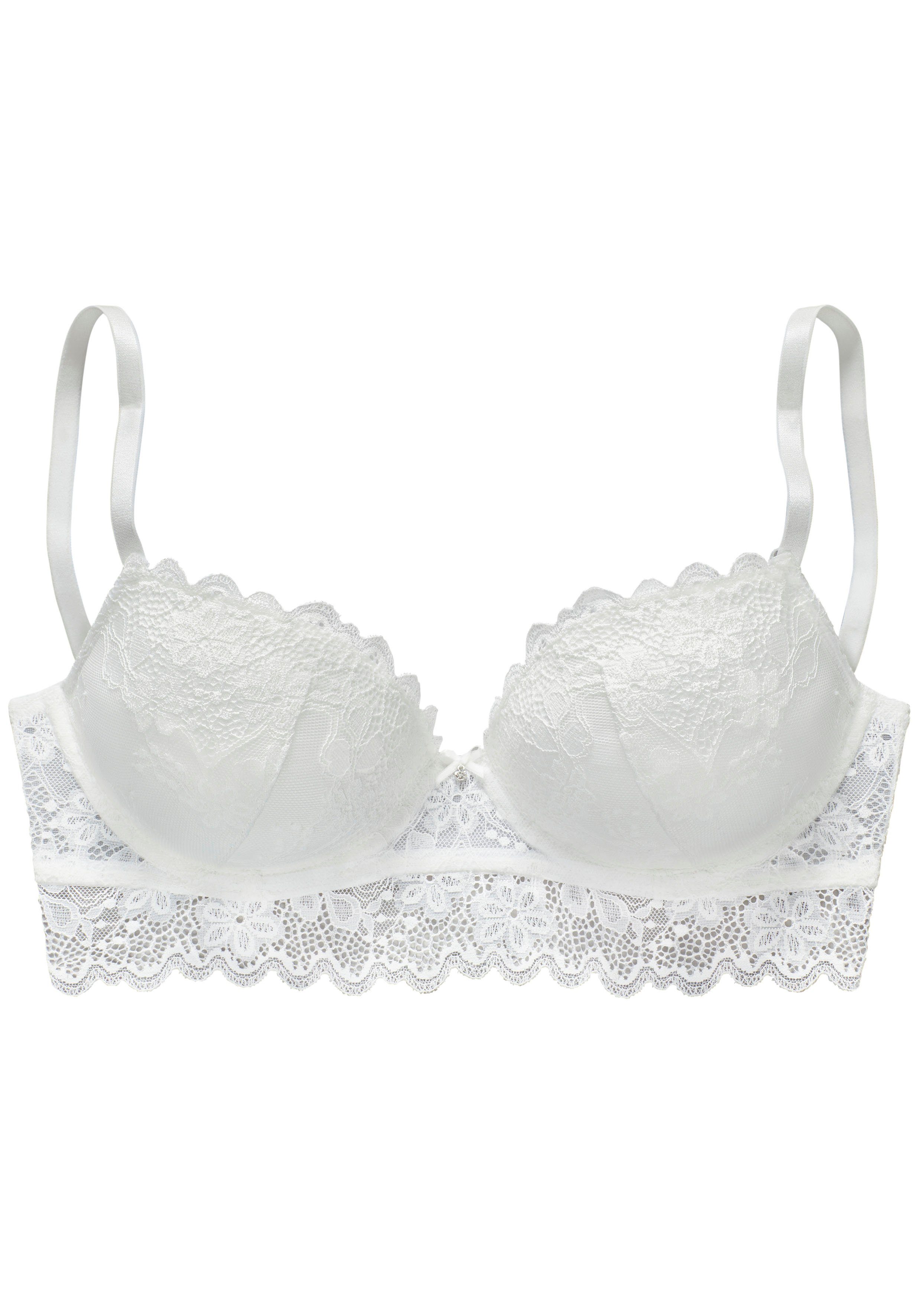 Vivance Push-up-bh van jacquardkant in lichte lange vorm, sexy lingerie
