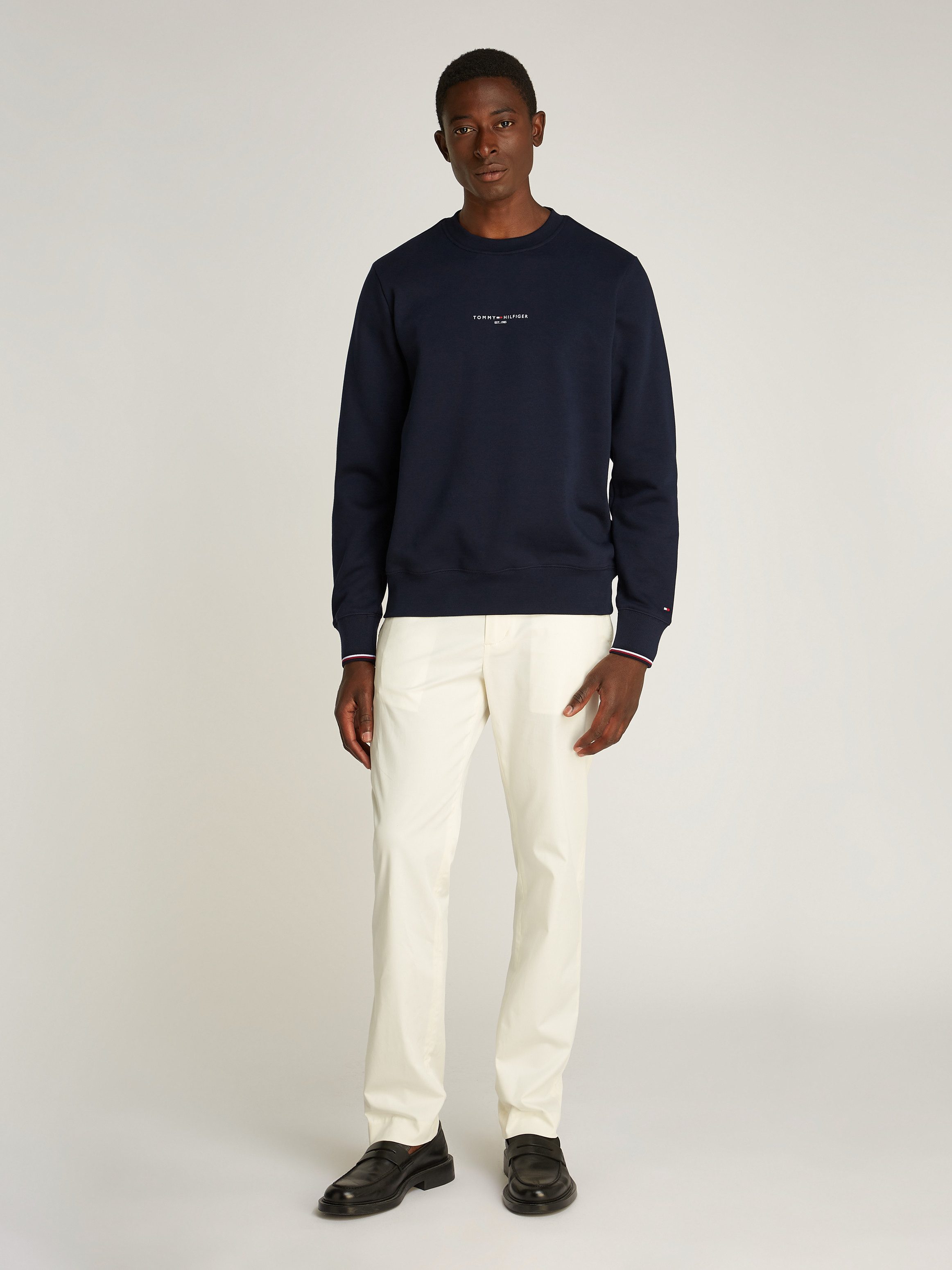Tommy Hilfiger Sweatshirt TOMMY LOGO TIPPED CREWNECK