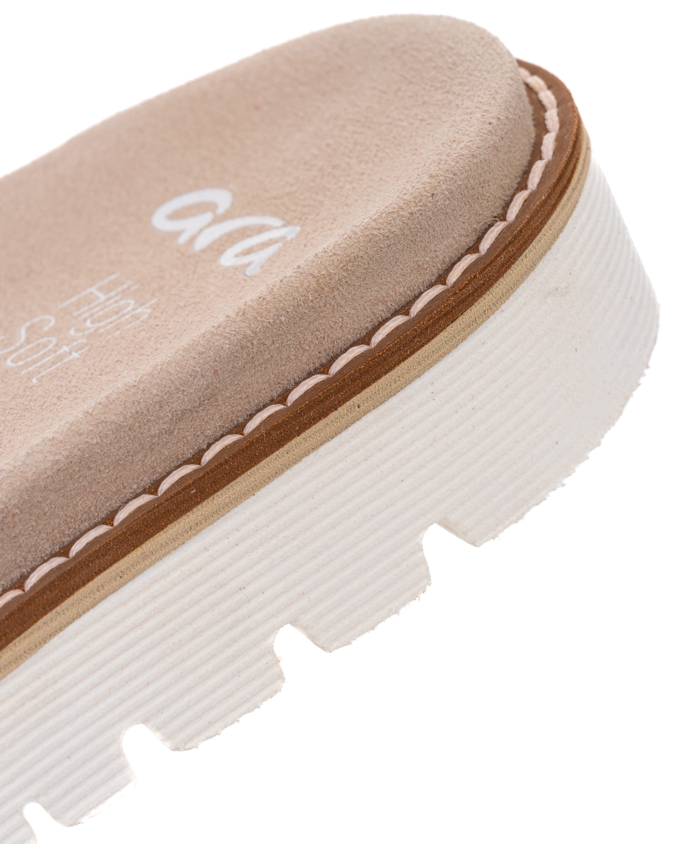 Ara Slippers KENT , slides, flats, sandaal met geplooide bandage