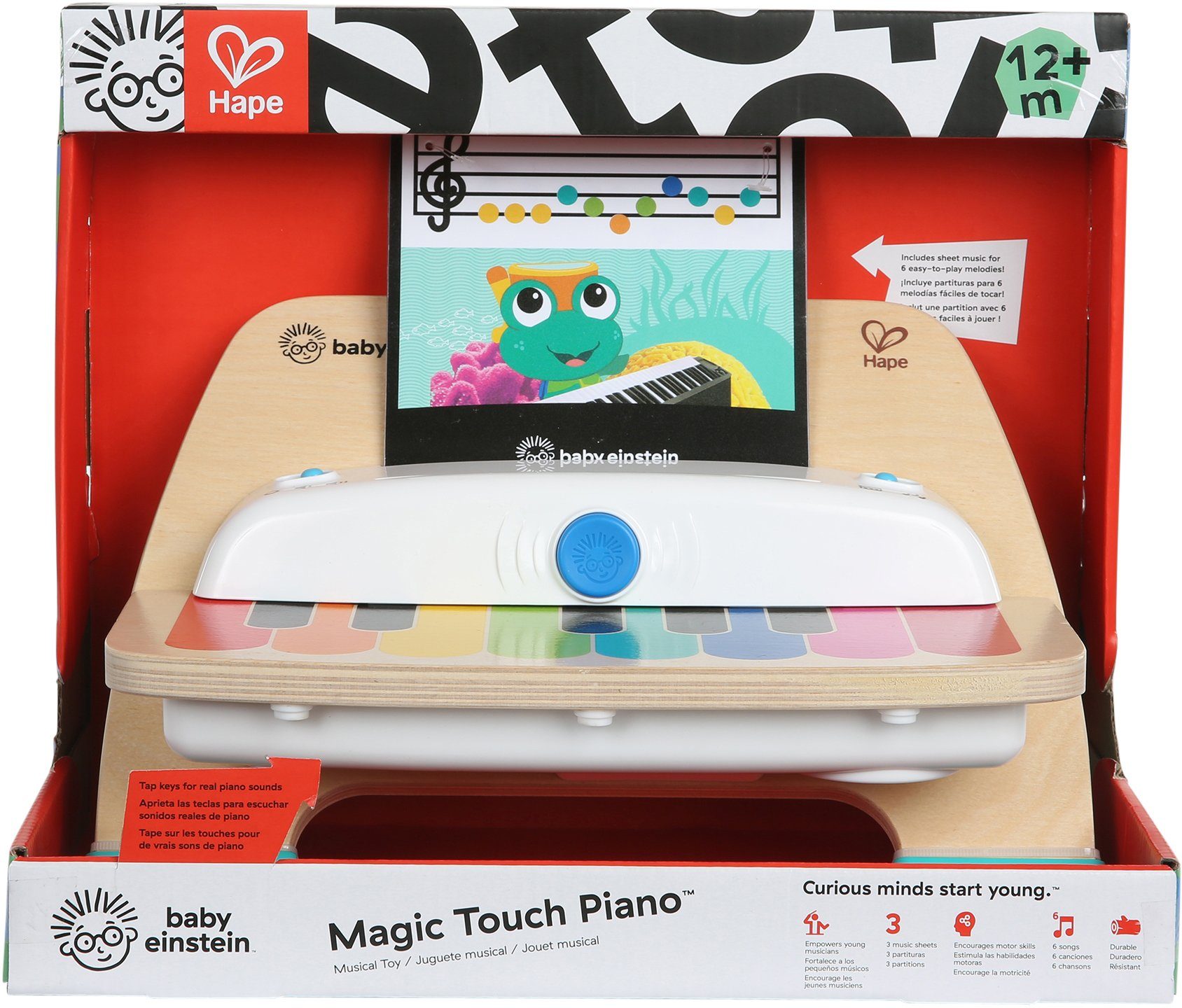 Baby Einstein Speelgoed-muziekinstrument Touch-piano met interactief elektronica-toetsenbord