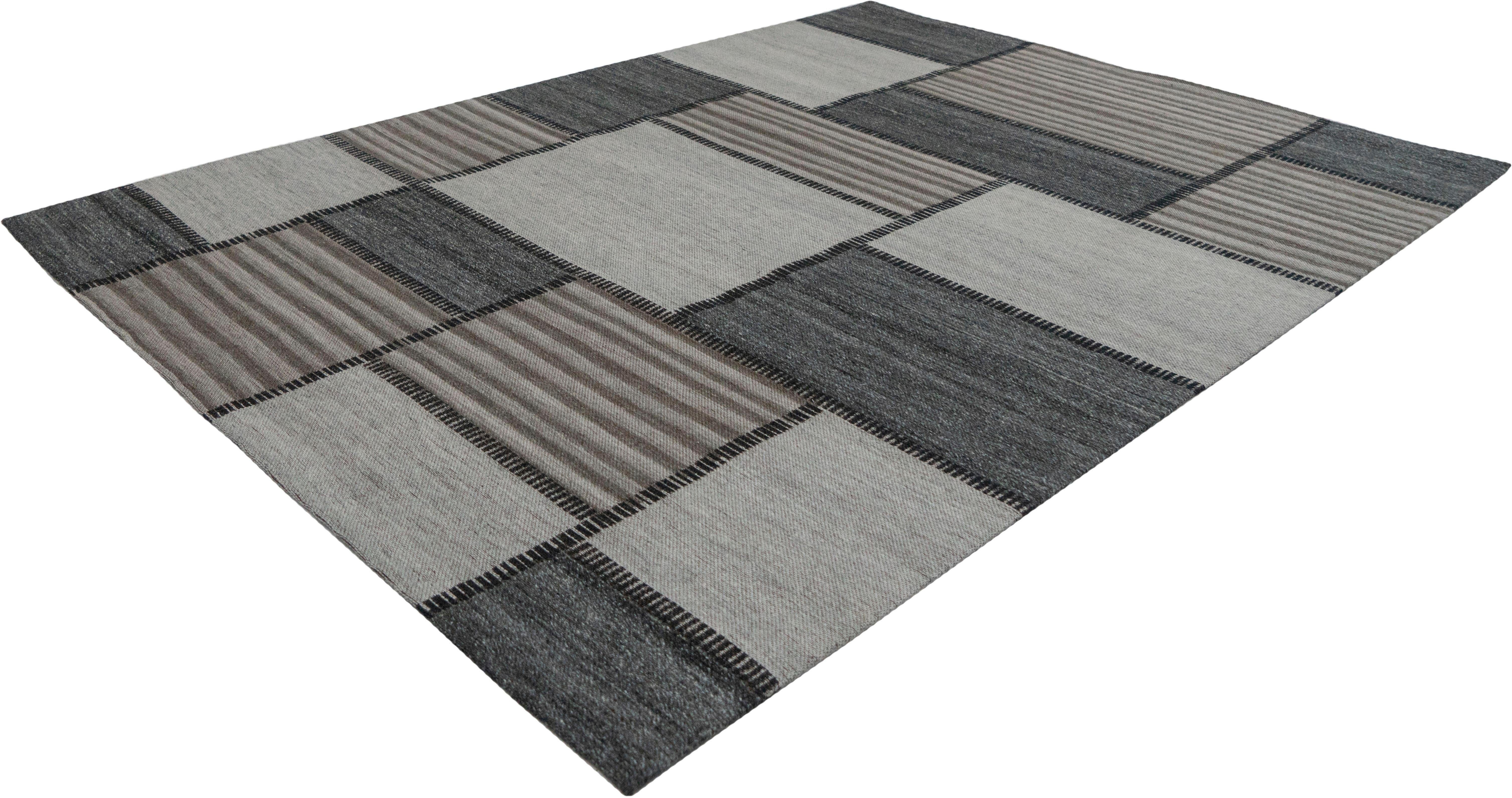 calo-deluxe Vloerkleed Roxy 120 Jacquard, vlakweefsel, woonkamer, eetkamer