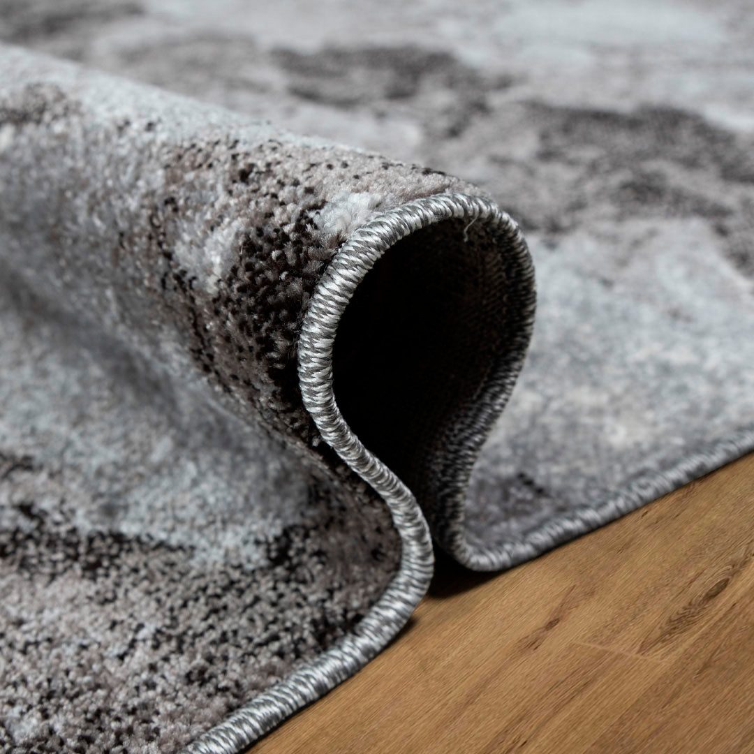 my home Vloerkleed Zonneschaduw met bijzonder zachte pool, kortpolig, modern marmerontwerp