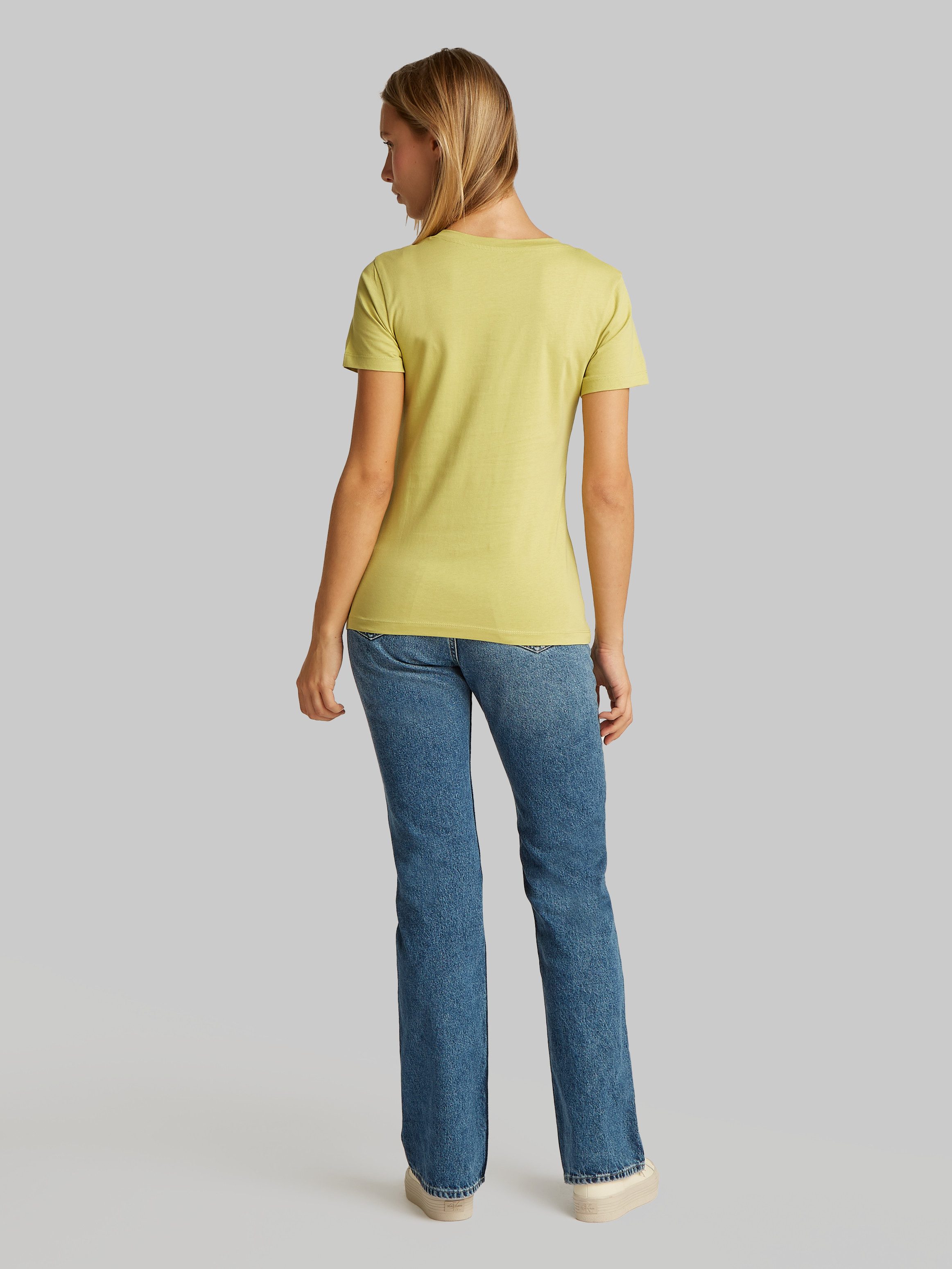 Calvin Klein Shirt met ronde hals 2-PACK MONOLOGO SLIM TEE met calvin klein jeans logoprint op borsthoogte (2-delig, Set van 2)