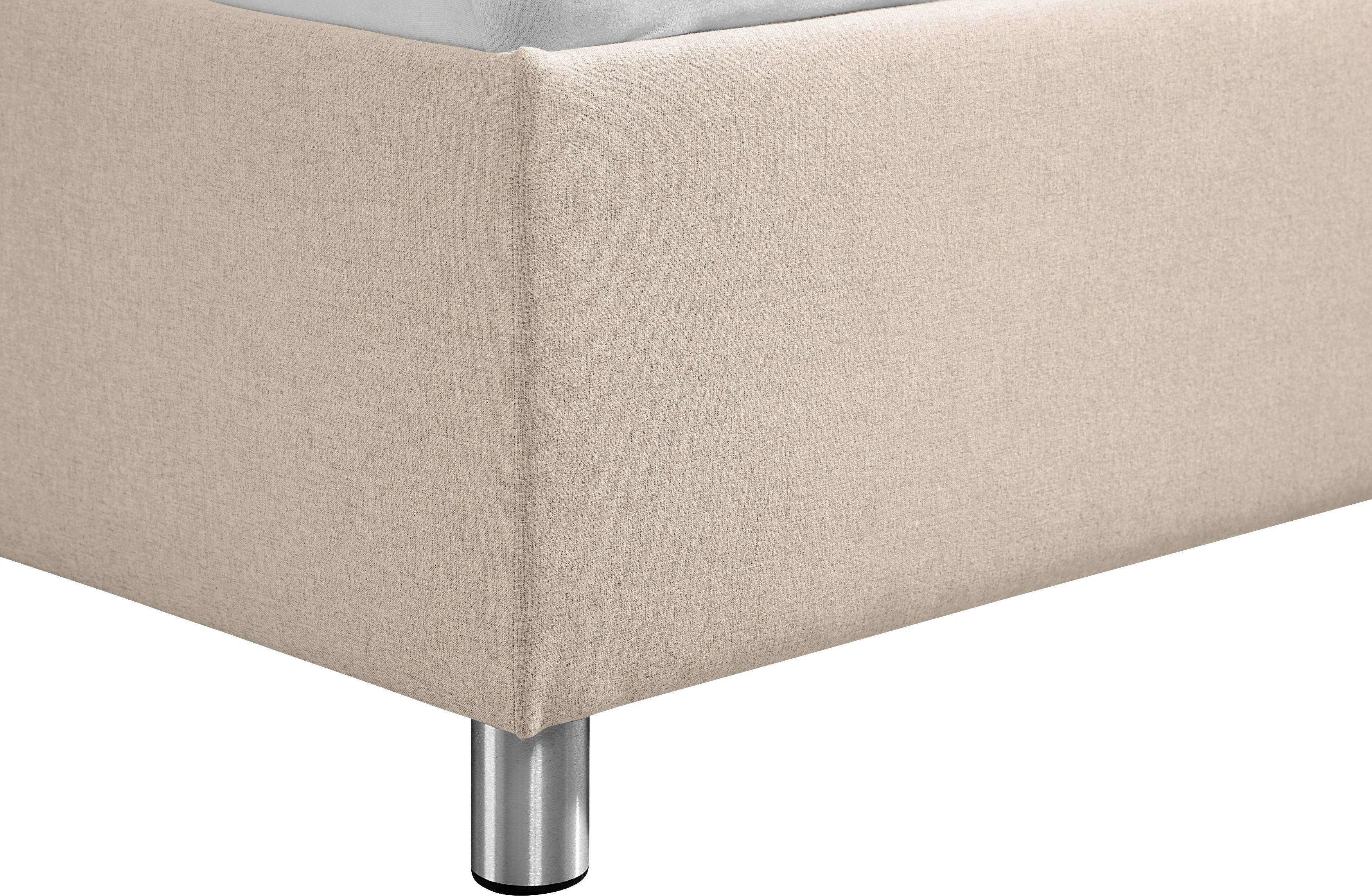 Maintal Gestoffeerd bed Kieferwald met bedlade, optioneel met bonnell- of pocketveringmatras