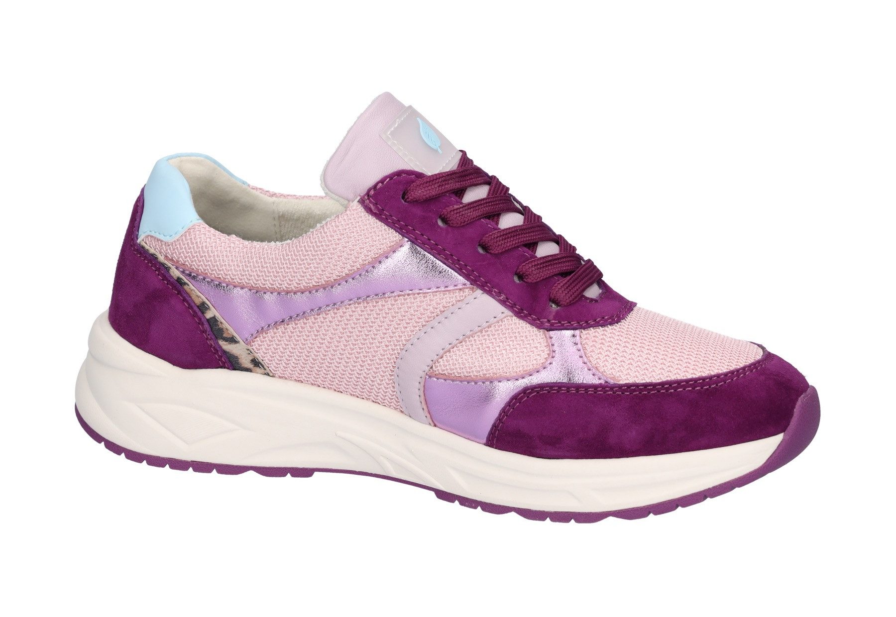 Waldläufer Sneakers H-JILL , comfort schoen, comfort schoen in h-breedte, zijrits