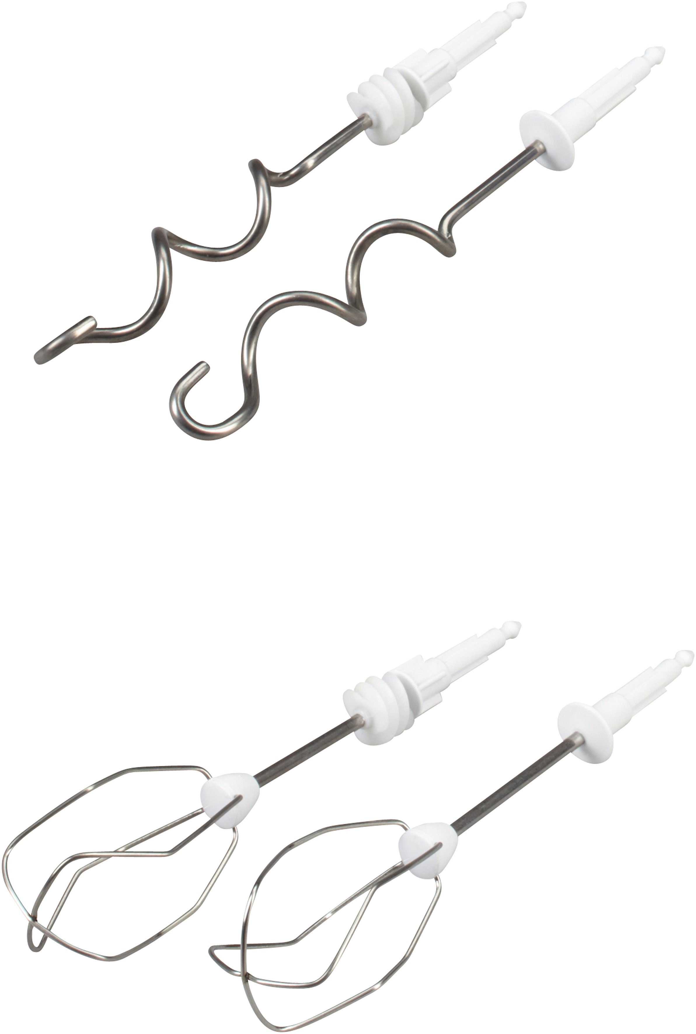 BOSCH Handmixer ErgoMixx MFQ36460, roestvrijstalen garde/kneedhaken, standaard, kom, wit